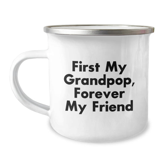 Grandpop's Camping Adventures, Funny Quote Gifts from Friends to Grandpop, Unique Birthday Unique Gifts for Men - Image 1