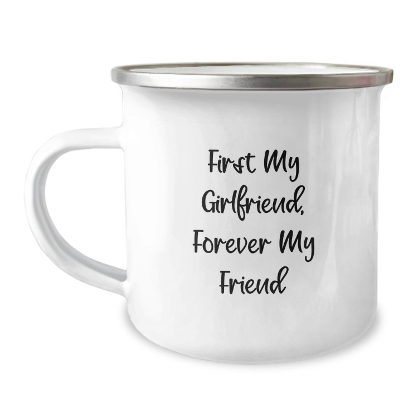 Funny Sweetheart Gifts for Her: 'First My Sweetheart, Forever My Friend' Camping Mug - Men Gifts for Women, Women Gifts for Friends, Coworkers, Family - Image 1