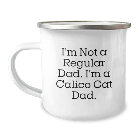 Calico Cat Dad Gifts, Funny Camping Mugs for Men, Women, Friends, Coworkers, Family - Unique Graduation Gifts from Dad - Image 1