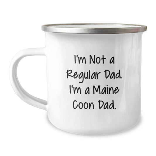 Maine Coon Cat Gifts, Funny Quote Camping Mug, Gifts from Men for Family and Friends Graduation Unique Gifts - Image 1
