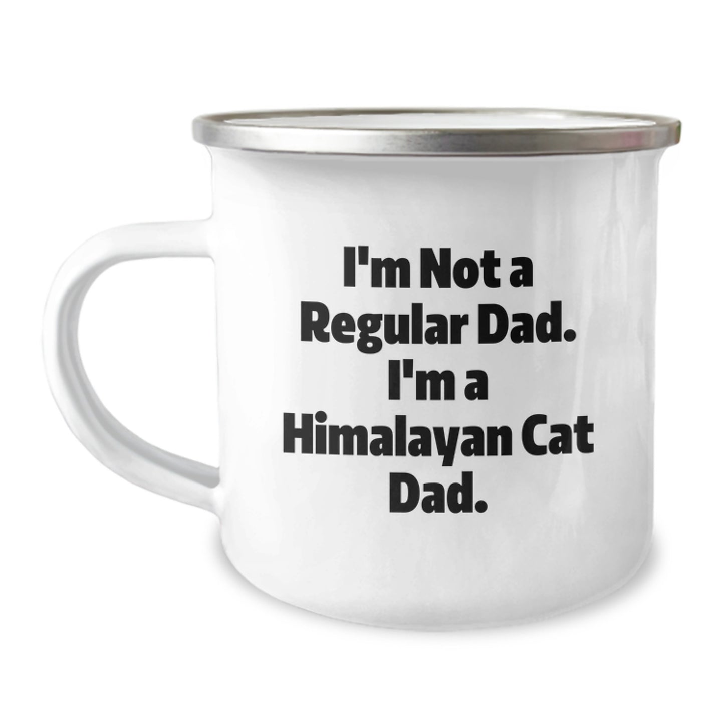 Funny Himalayan Cat Gifts for Dad - Unique Camping Mug from Himy Dad - Christmas Unique Gifts for Himy Cat Lovers - Image 1