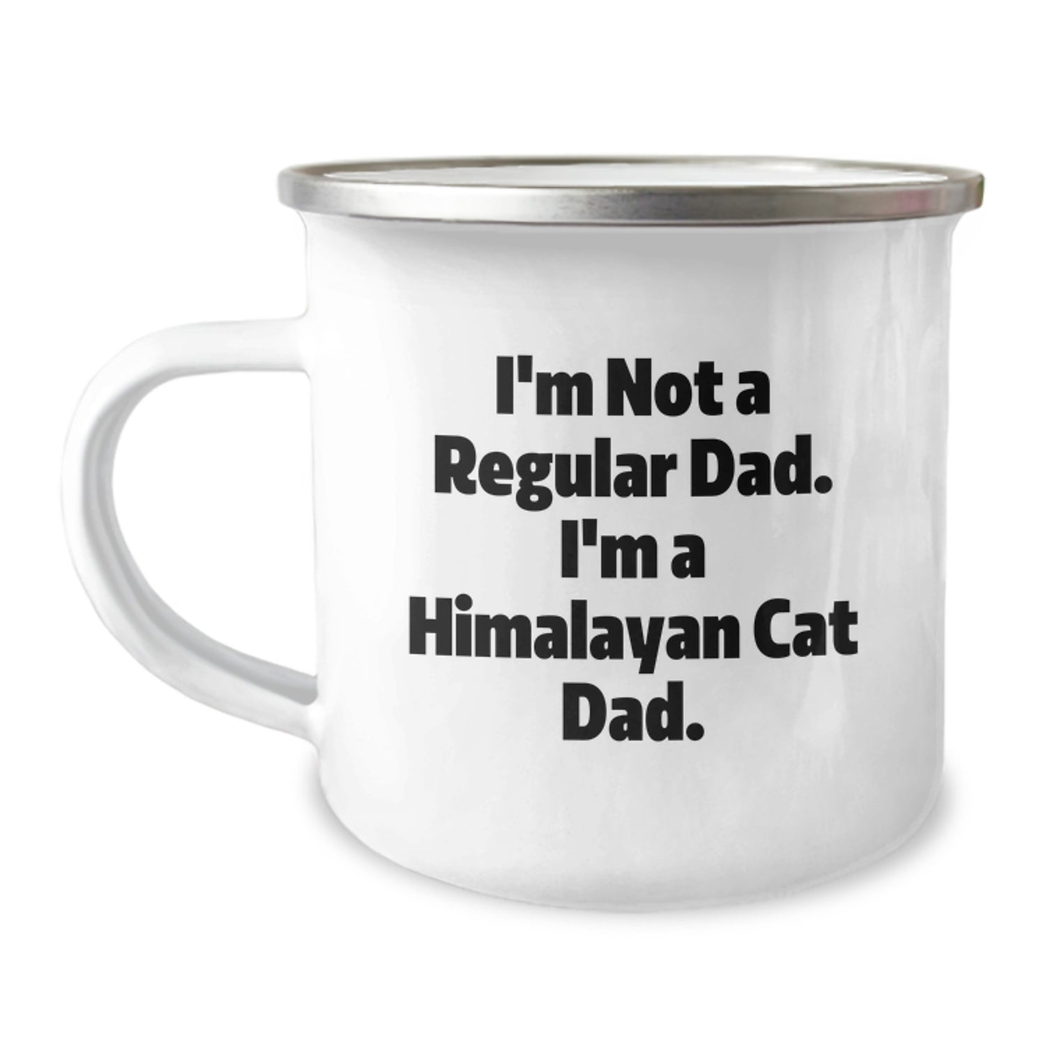 Funny Himalayan Cat Gifts for Dad - Unique Camping Mug from Himy Dad - Christmas Unique Gifts for Himy Cat Lovers - Image 1