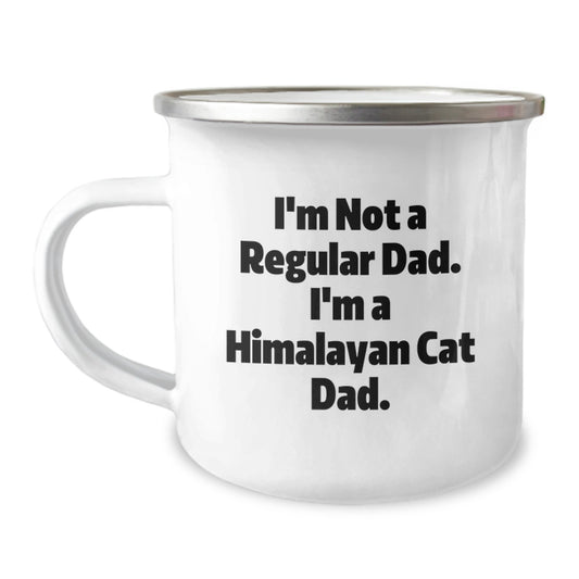 Funny Himalayan Cat Gifts for Dad - Unique Camping Mug from Himy Dad - Christmas Unique Gifts for Himy Cat Lovers - Image 1