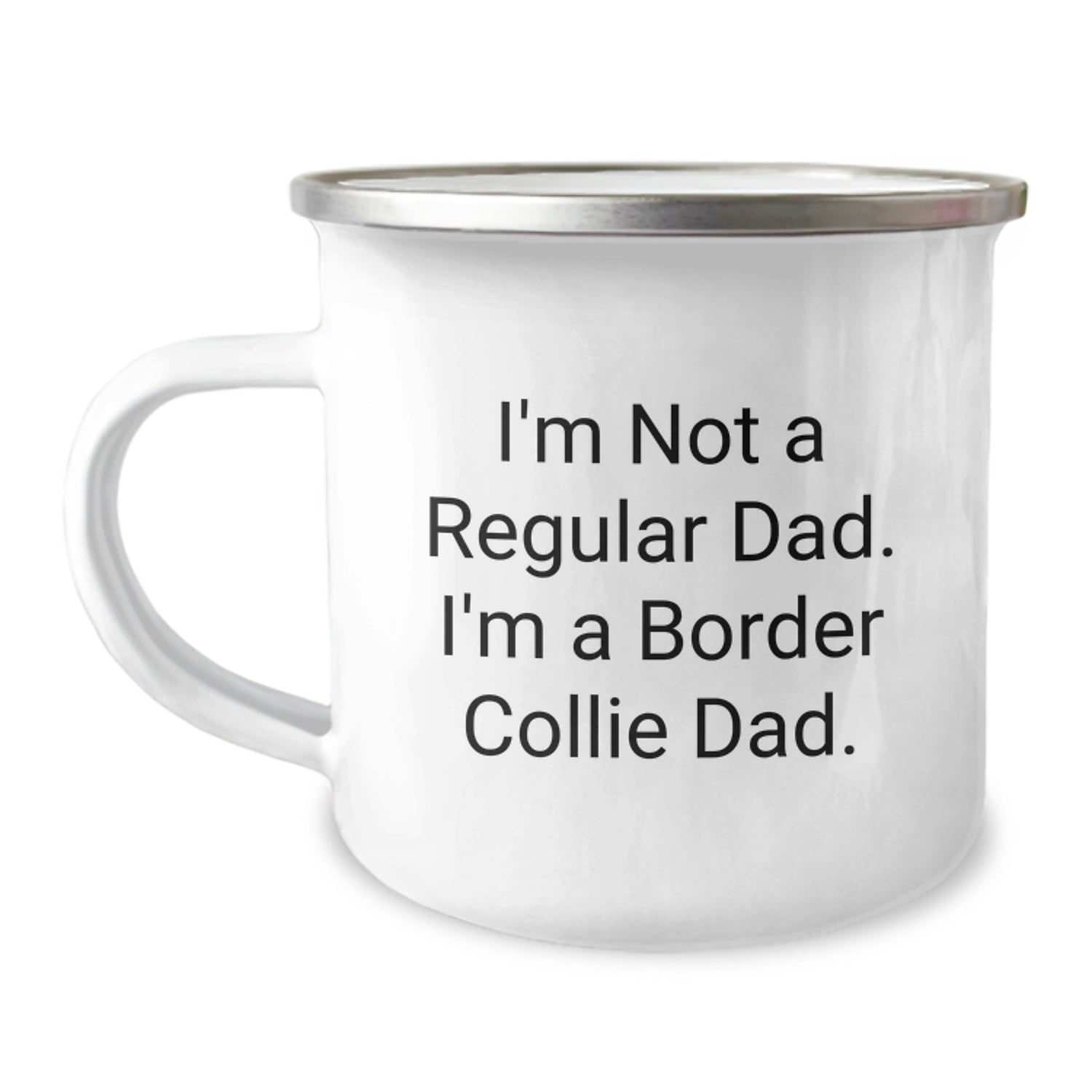 Funny Border Collie Dog Dad Camping Mug Gifts from Men to Family - Christmas Unique Presents for Her - Image 1