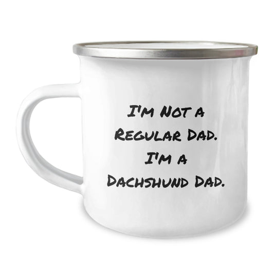 Dachshund Dad Gifts, Funny Camping Mug, Christmas Unique Presents for Dachshund Lovers - Gifts from Men to Dachshund Enthusiasts - Image 1