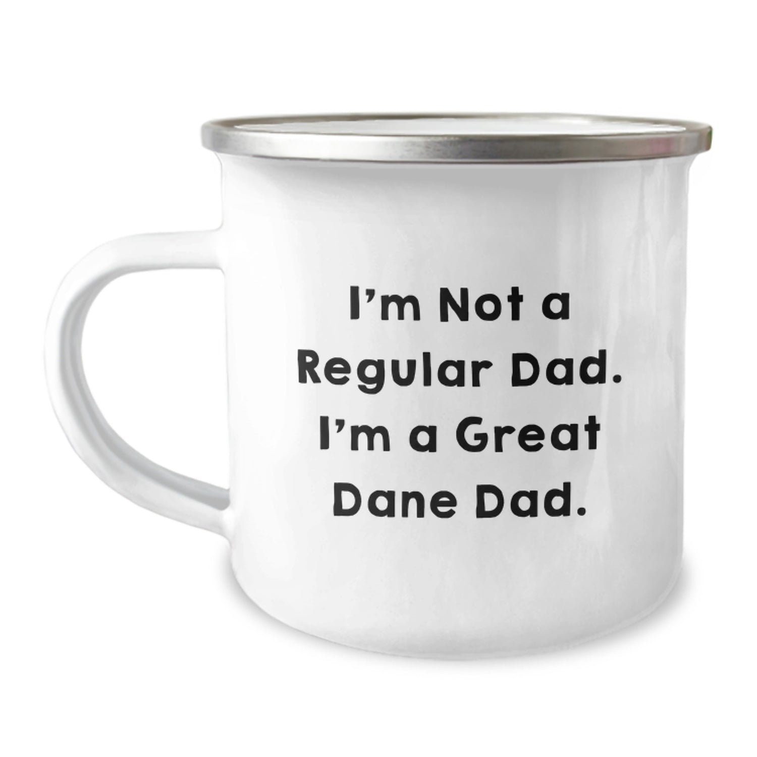 Funny Great Dane Dog Camping Mug, Gifts for Great Dane Dad, Christmas Unique Gift from Men to Family - Image 1