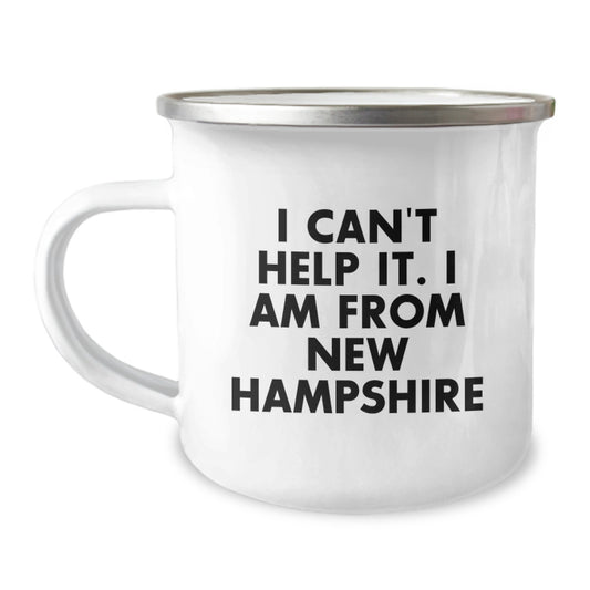 New Hampshire Camping Mug, Funny Quote Gifts for Men from NH, Christmas Unique Gifts - Image 1