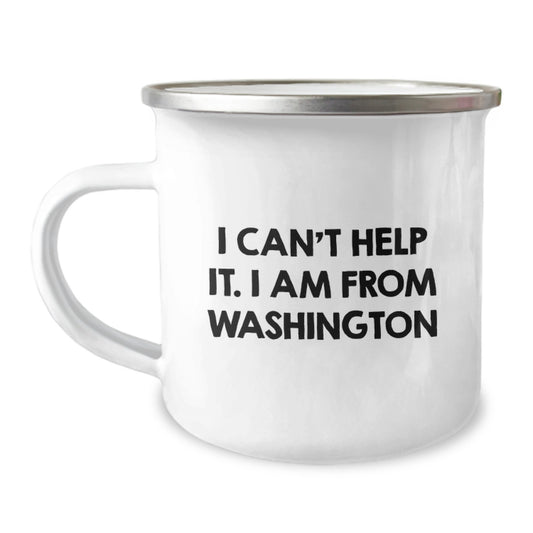 Washington State Fun Gifts from Friends, Washington State Camping Mug for Men, Women, Family and Friends, Inspirational Quote, Funny Birthday Unique Gifts - Image 1