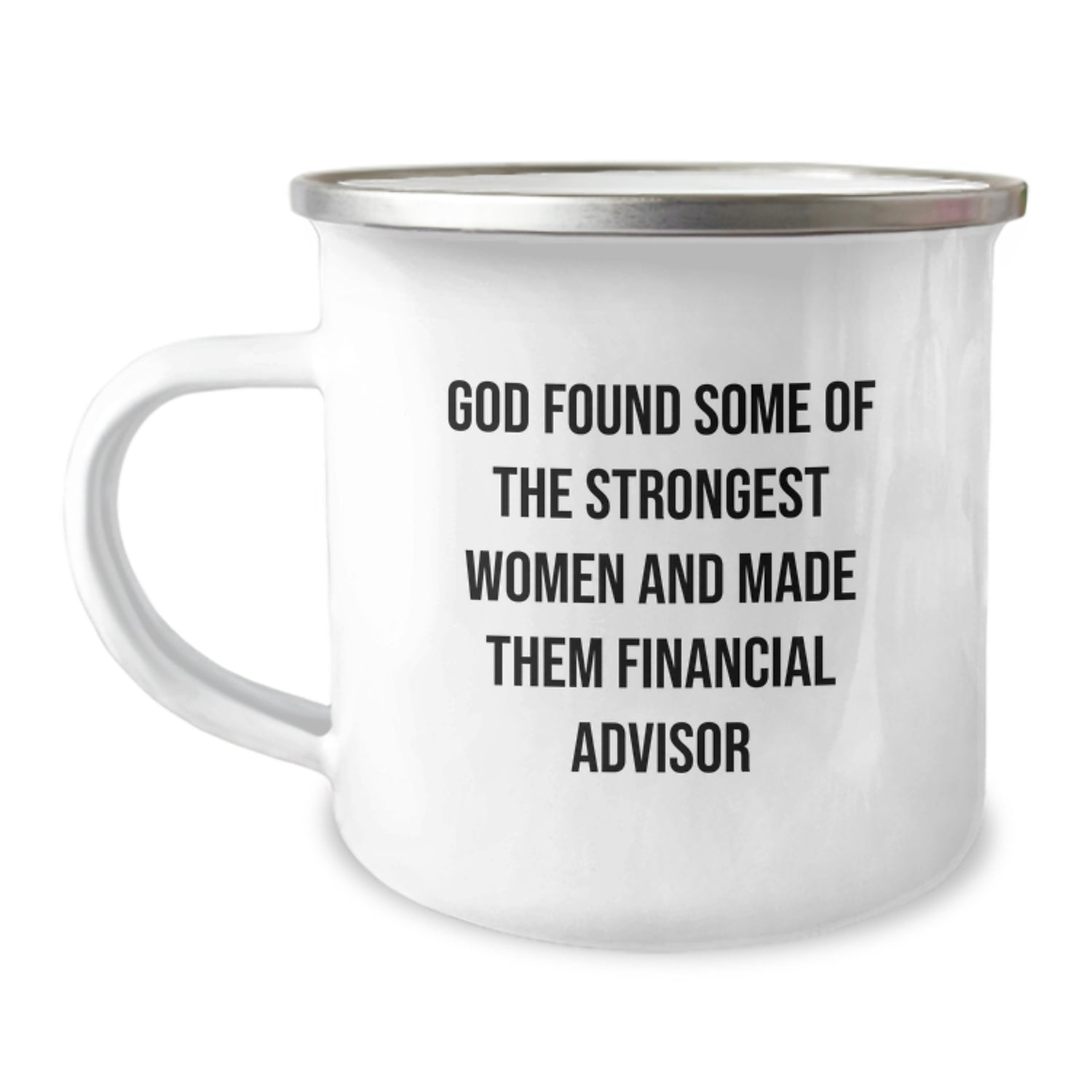 Gifts from Friends and Family for Financial Advisor, Funny Quote Christmas Unique Gifts, Camping Mug - Image 1