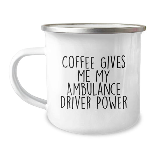 Funny Ambulance Driver Gifts for Ambulance Drivers Men Friends from Friends, Christmas Unique Gifts for Ambulance Drivers, Ambulance Driver Camping Mug Coffee Lovers - Image 1