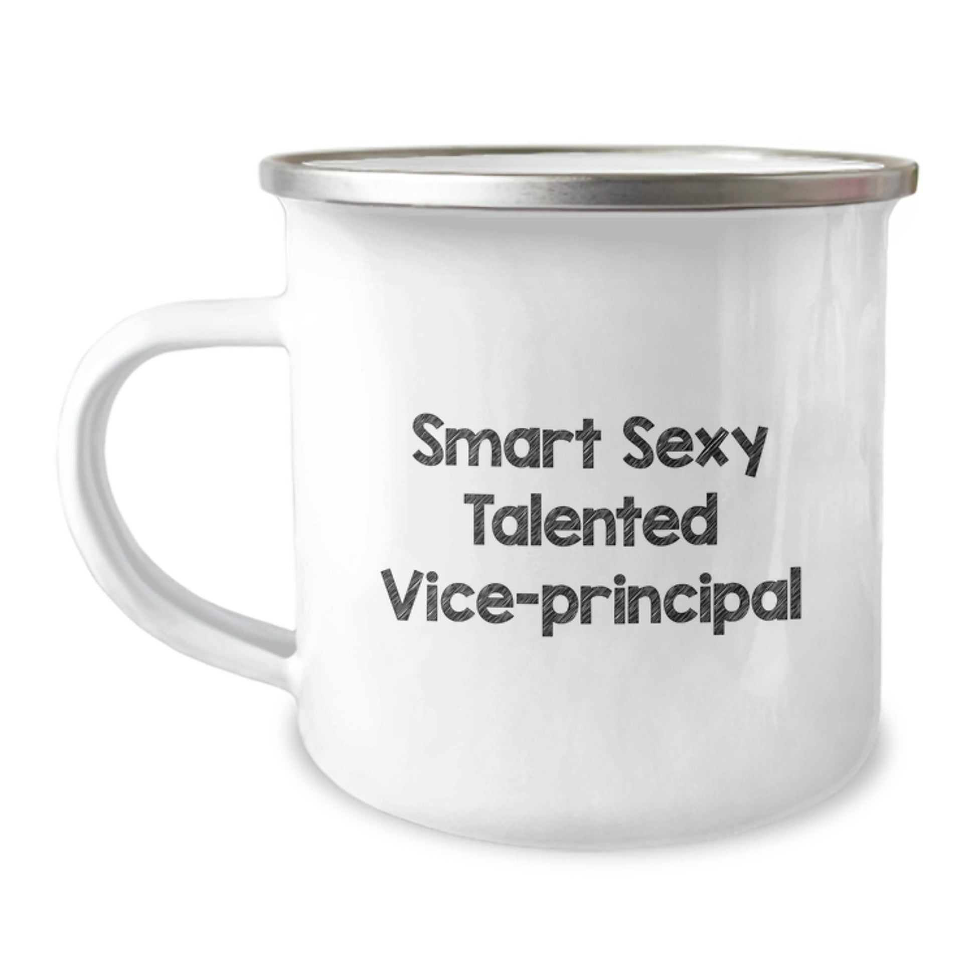 Funny Vice-Principal Gifts, Smart Sexy Talented Vice-Principal Quote on Camping Mug, Birthday Unique Gifts from Friends - Image 1