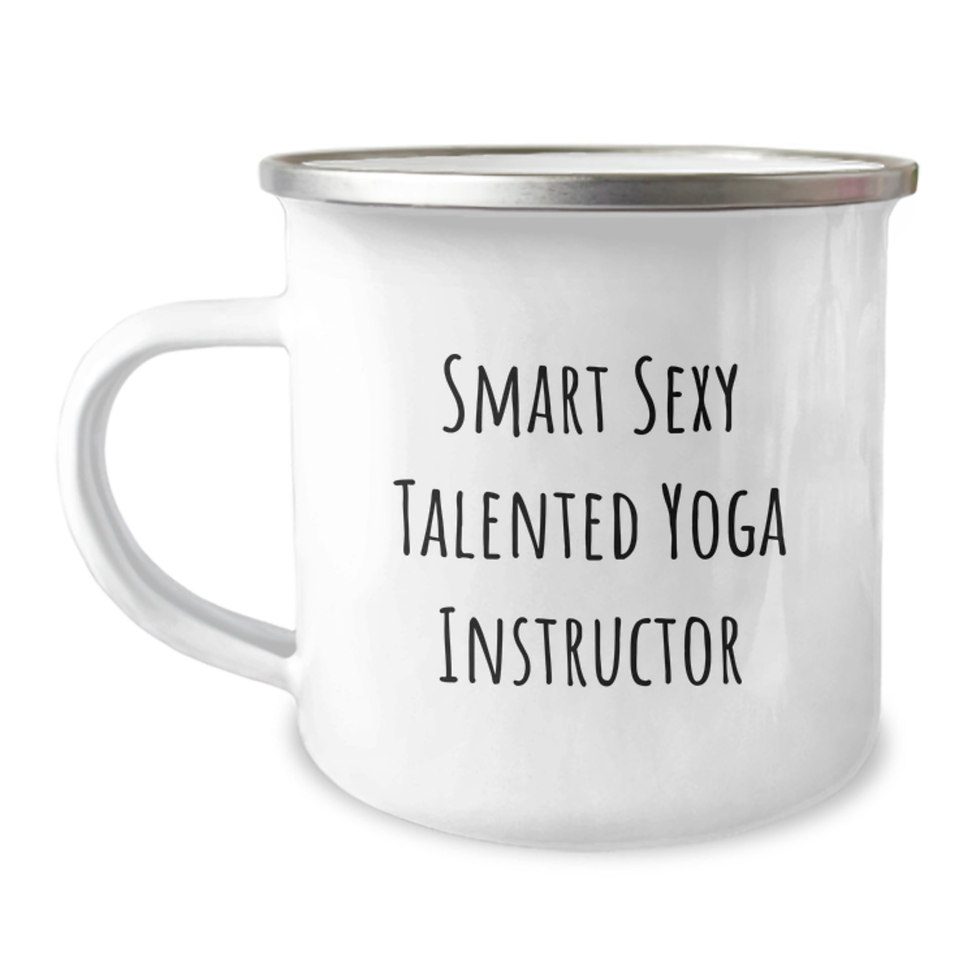 Funny Yoga Instructor Gifts from Friends, Inspirational Quote on Camping Mug for Yoga Instructor, Birthday Unique Gifts - Image 1