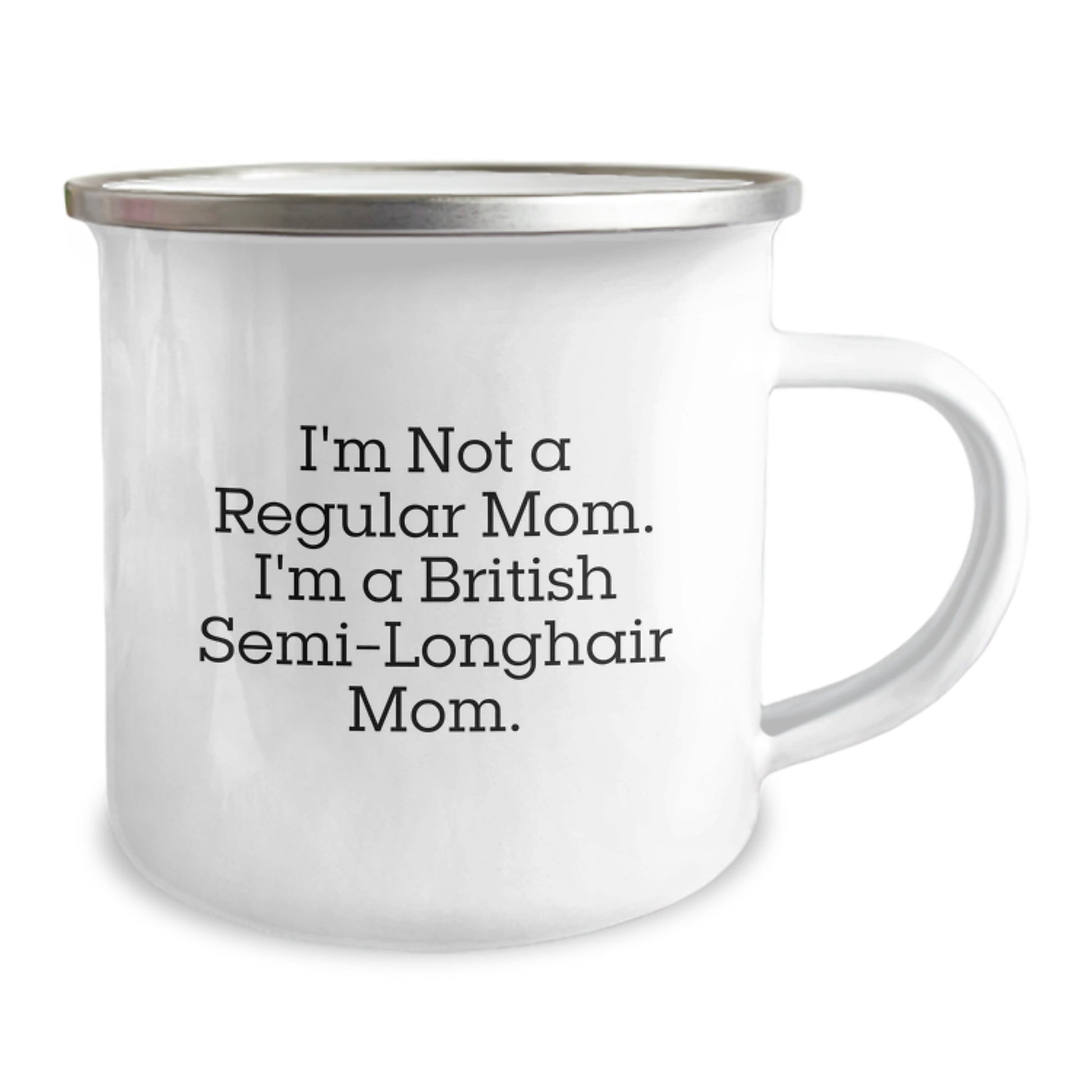 British Semi-Longhair Cat Mom Funny Camping Mug Gifts from Family for Friends - Image 2