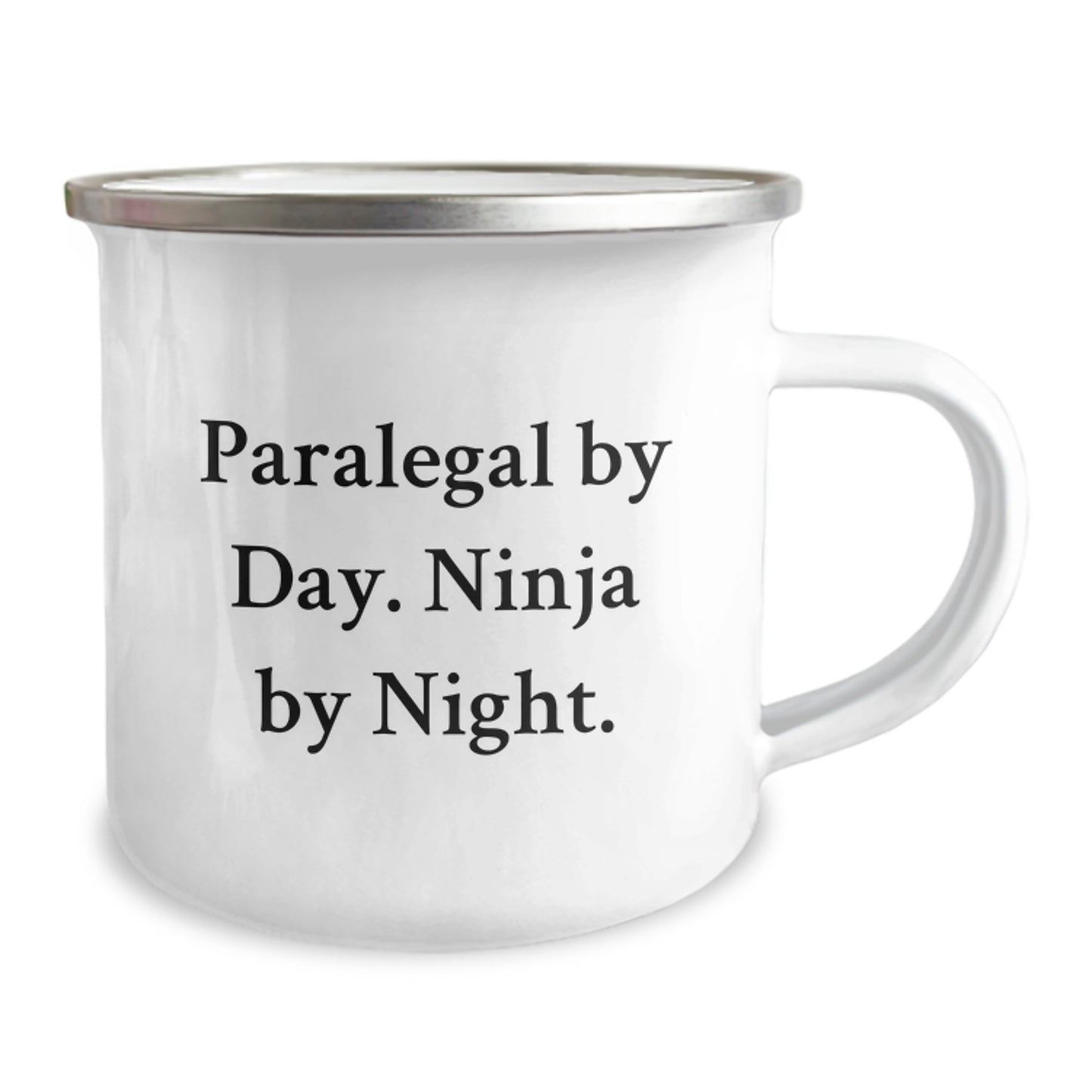 Paralegal Ninja Gifts from Family, Funny Camping Mug for Paralegal By Day, Birthday Unique Gifts - Image 2