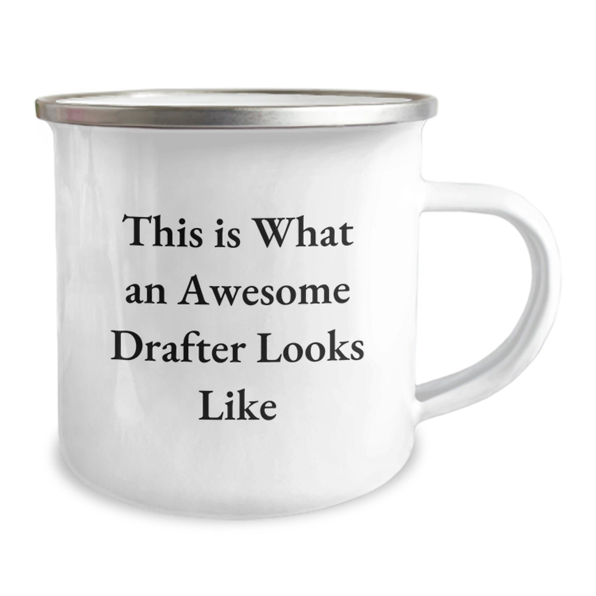 Funny Drafter Gifts for Him from Friends, Men's Camping Mug with Inspirational Quote, Birthday Unique Gifts, Gifts from Men to Drafter - Image 2