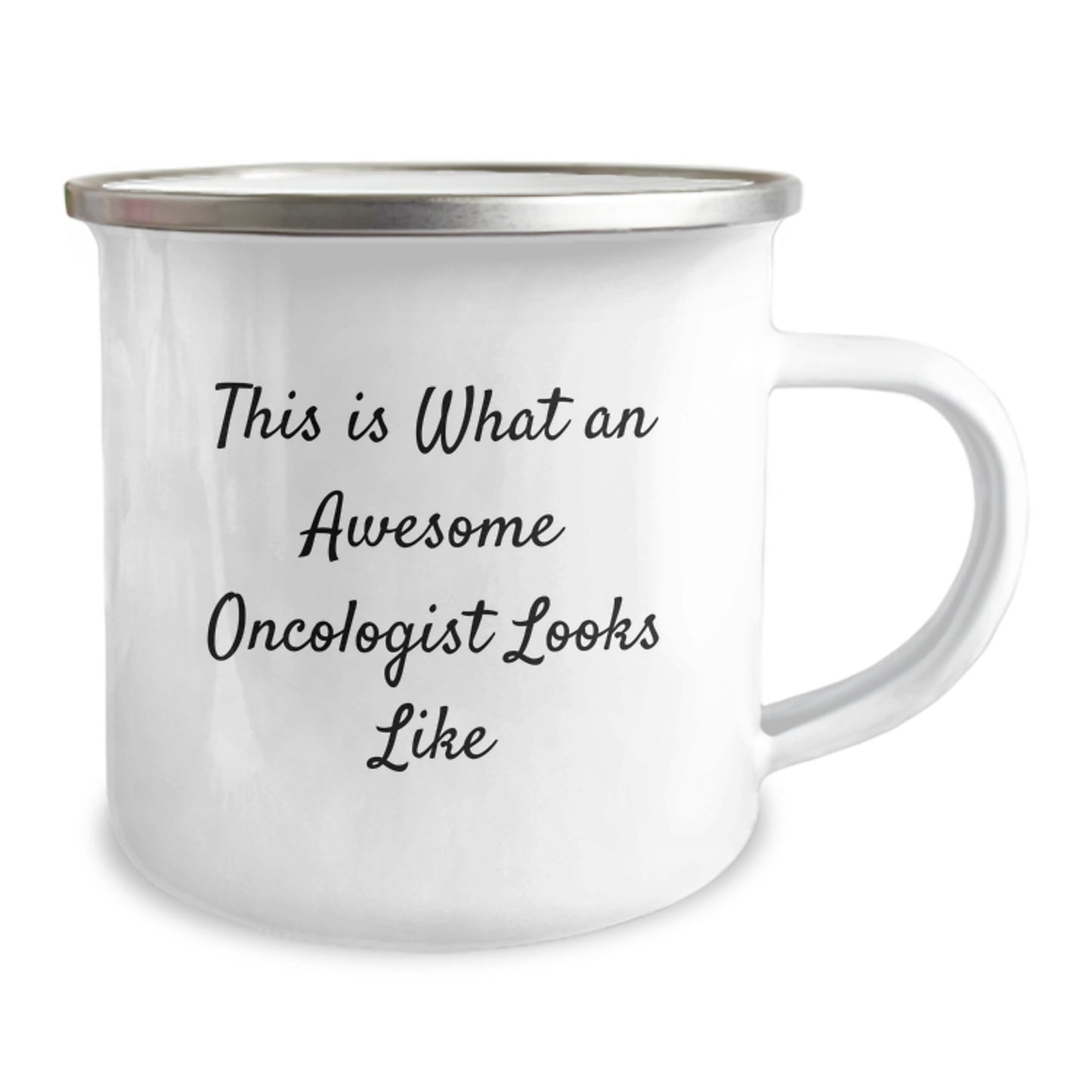 Oncologist Gifts from Friends, Inspirational Camping Mug for Awesome Oncologist, Birthday Unique Gifts from Men - Image 2