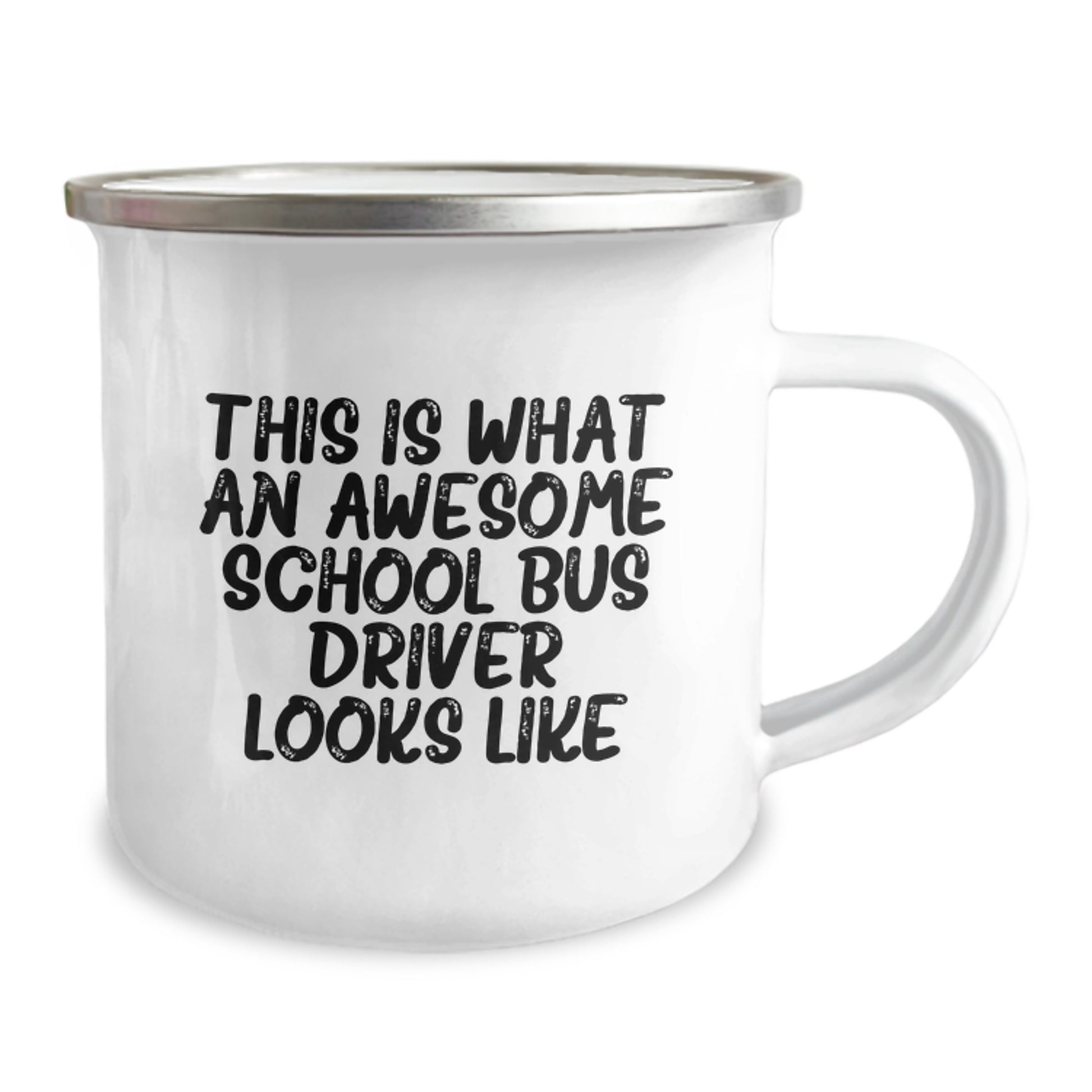 Funny School Bus Driver Gifts, Camping Mug for School Bus Driver Birthday, Gifts from Friends for Awesome School Bus Driver, This Is What An Awesome School Bus Driver Looks Like Quote - Image 2
