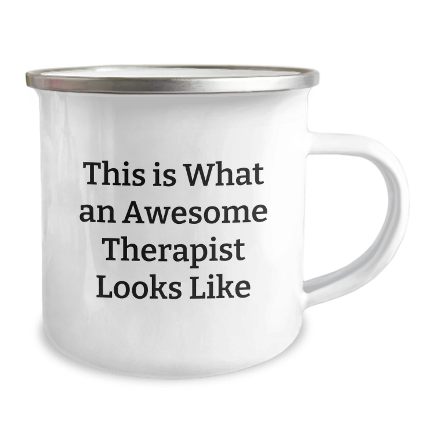 Funny Therapist Gifts from Men to Women or Friends, Camping Mug This Is What An Awesome Therapist Looks Like, Unique Christmas Unique Gifts for Therapist or Coworkers - Image 2