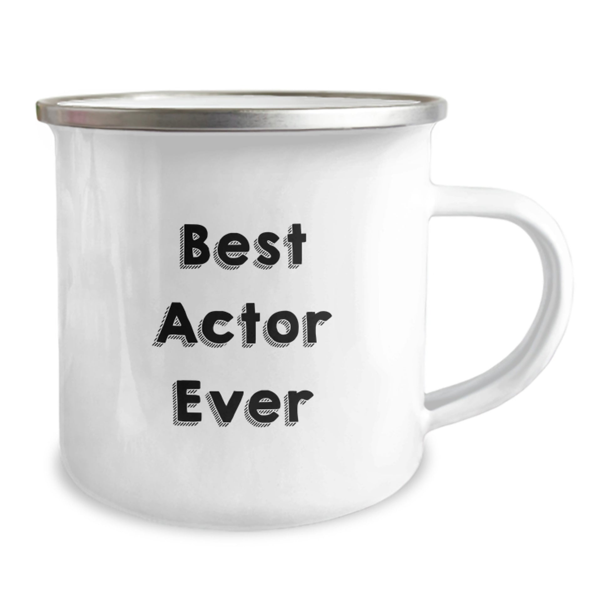 Funny Actor Gifts from Friends, Inspirational Camping Mug for Best Actor Ever on Birthday, Unique Gifts for Him - Image 2