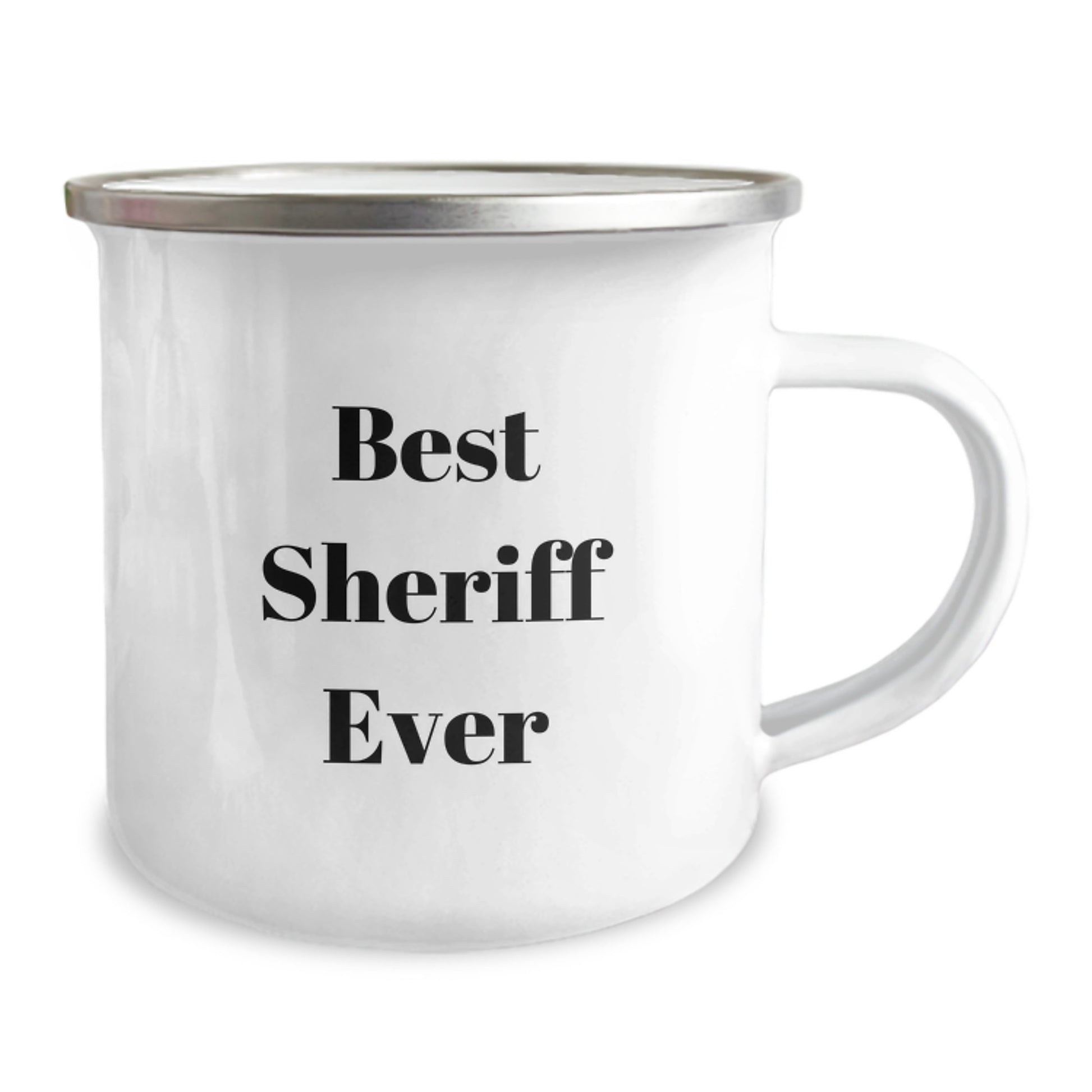 Funny Sheriff Gifts for Men - Best Sheriff Ever Camping Mug, Unique Christmas Unique Gifts from Friends to Sheriff Enthusiasts - Image 2