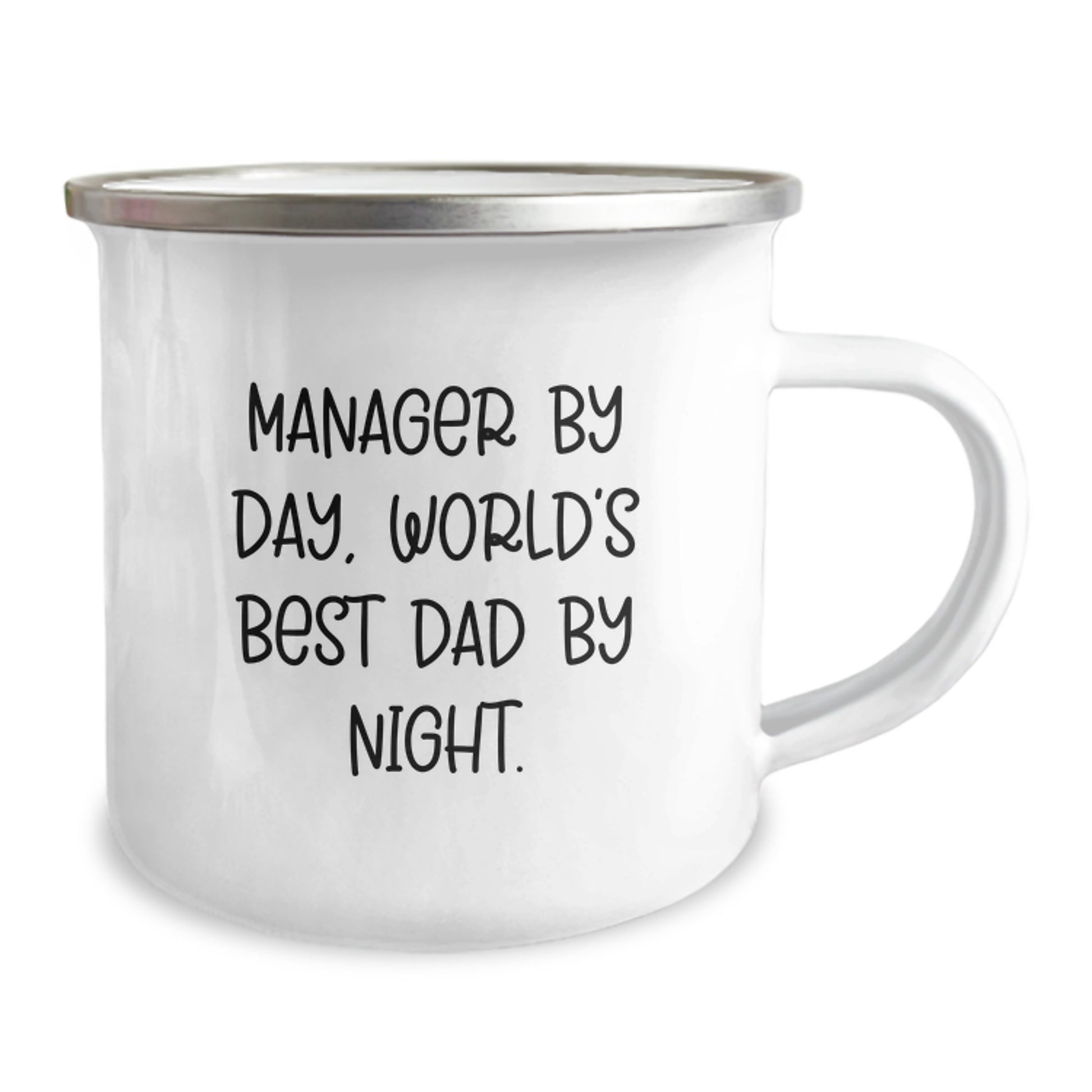 Manager By Day Funny Camping Mug, Gifts from Dad to Manager, Graduation Unique Gifts for Men - Image 2