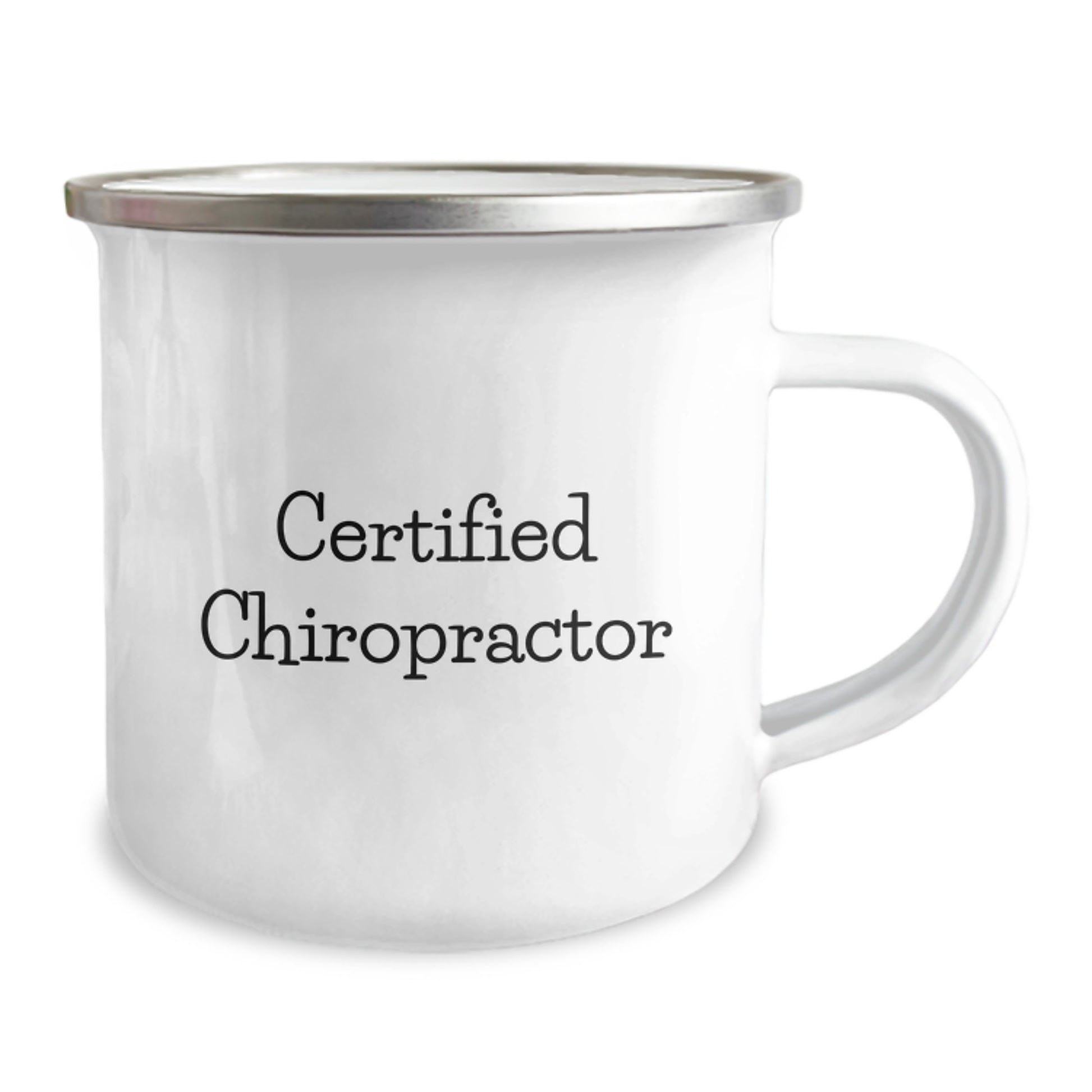 Chiropractor Gifts for Friends from Men - Funny Quote 'You're a-mazing!' on Camping Mug, 12 oz, Stainless Steel with Enamel Finish, Perfect for Graduation - Image 2