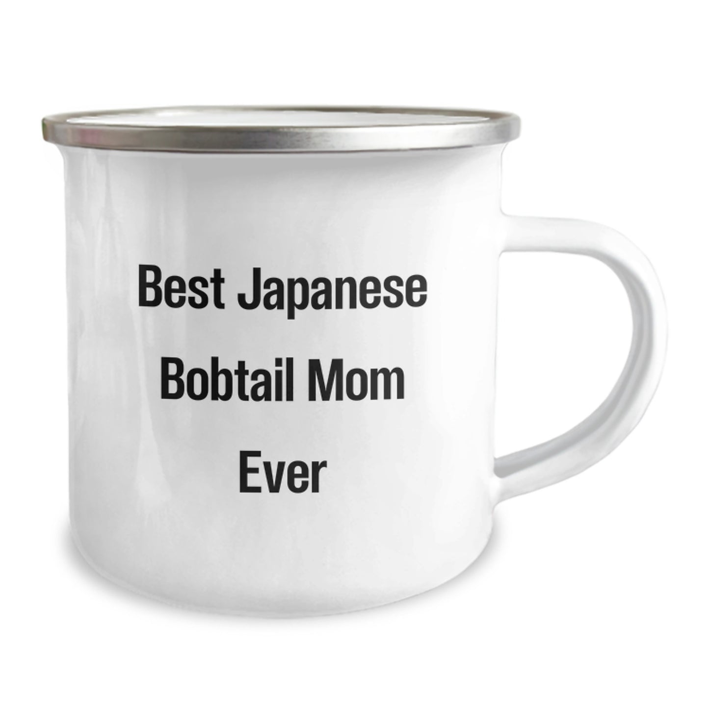 Funny Japanese Bobtail Cat Mom Gifts from Friends for Birthday with Camping Mug Quote - 'Best Japanese Bobtail Mom Ever' - Unique Japanese Bobtail Cat Lover Gifts from Family - Image 2