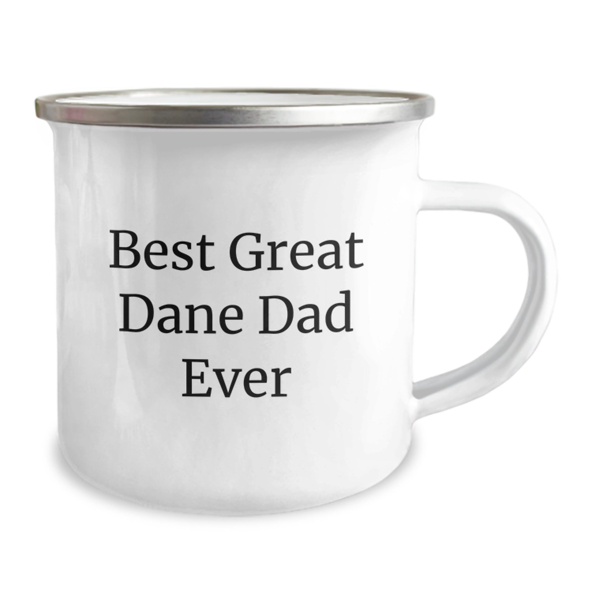 Funny Great Dane Dad Ever Gifts for Men Friends and Family Camping Mug 12 oz Graduation Unique Treats - Image 2