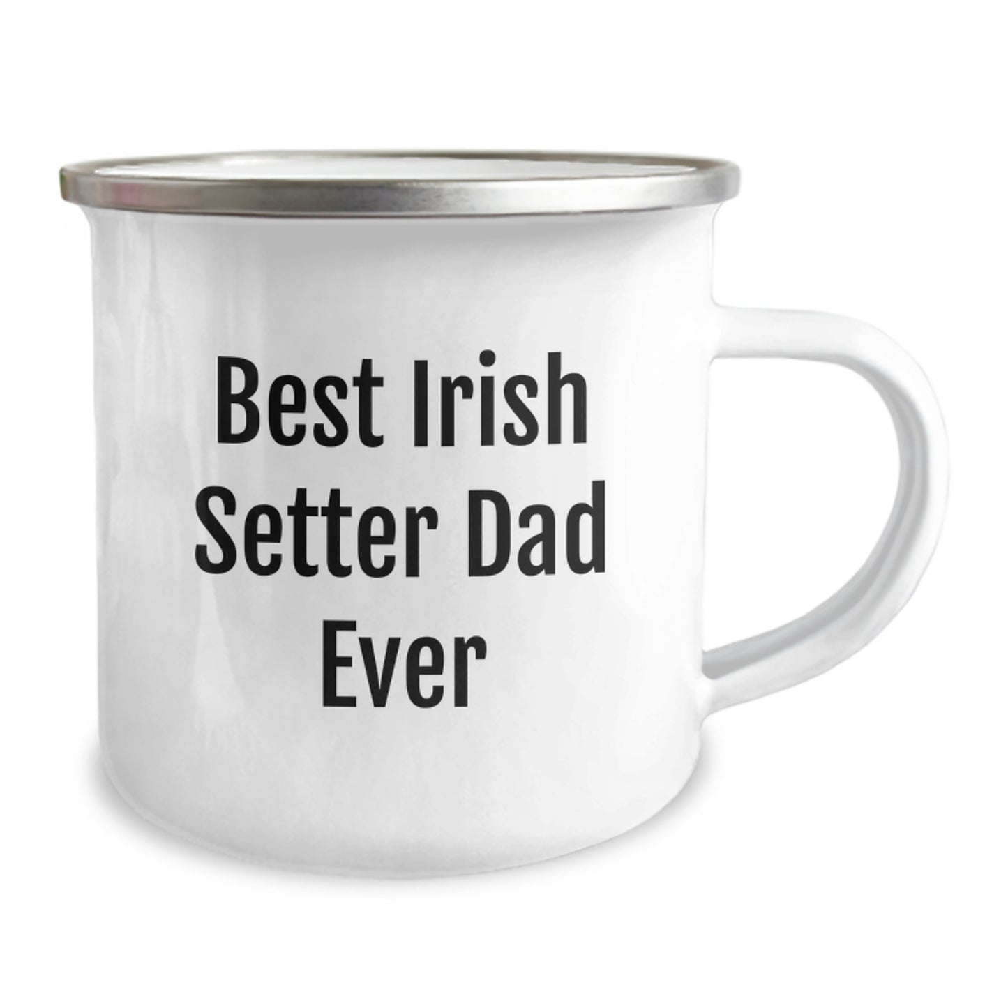 Irish Setter Dad Gifts from Family - Best Irish Setter Dad Ever Funny Camping Mug for Graduation - Image 2