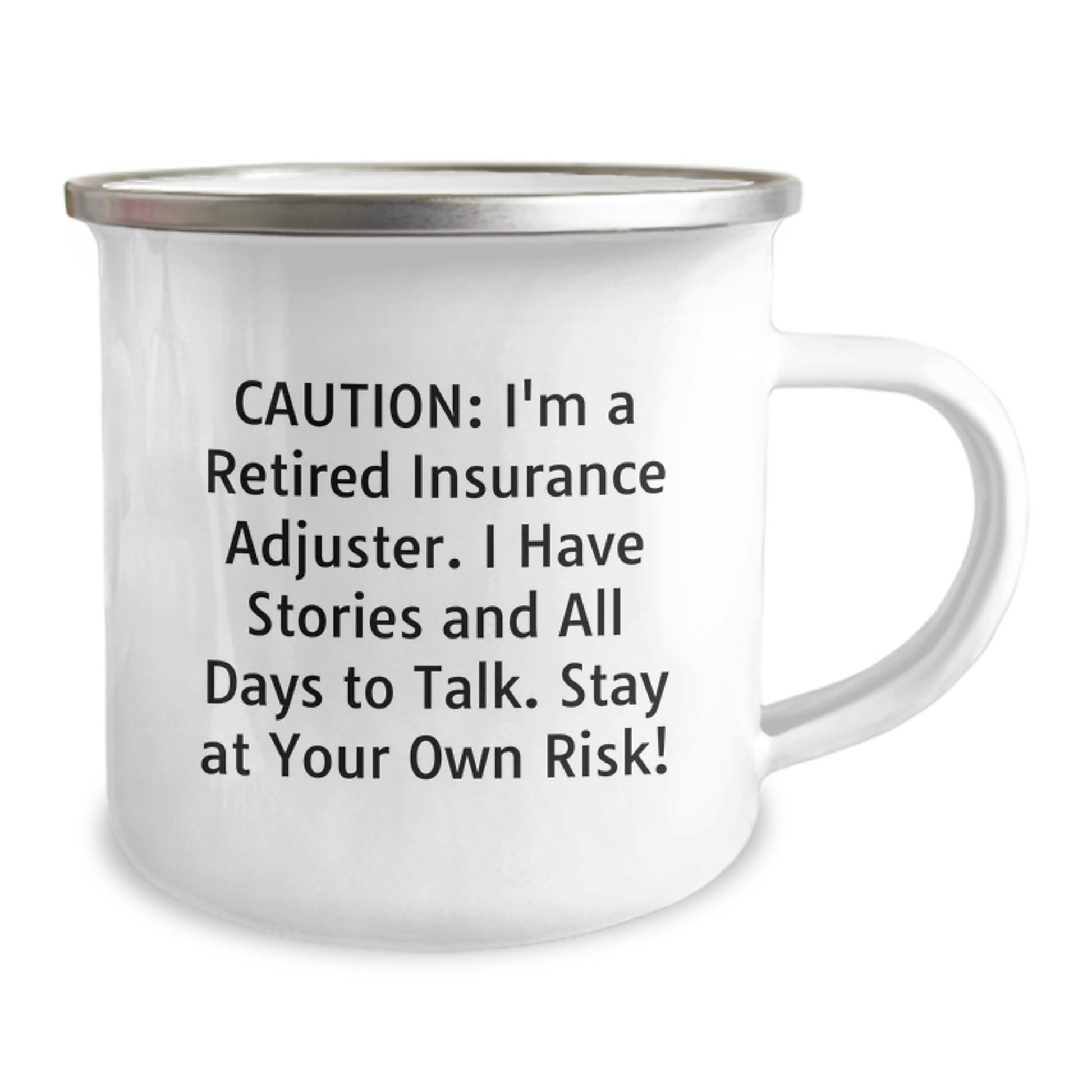 Funny Insurance Adjuster Mug - Gifts from Friends to Insurance Adjuster, Christmas Unique Gifts, Funny Quote - Stay At Your Own Risk! - Image 2