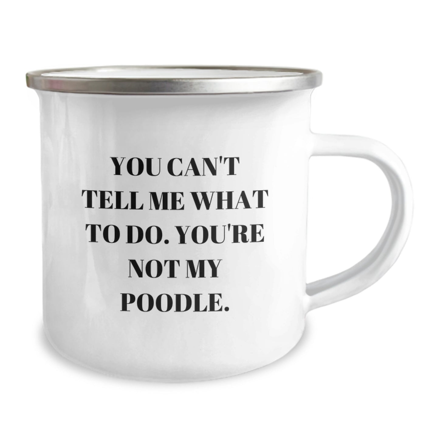 Funny Poodle Dog Camping Mug Gifts from Family to Friends Birthday Unique Presents - Image 2