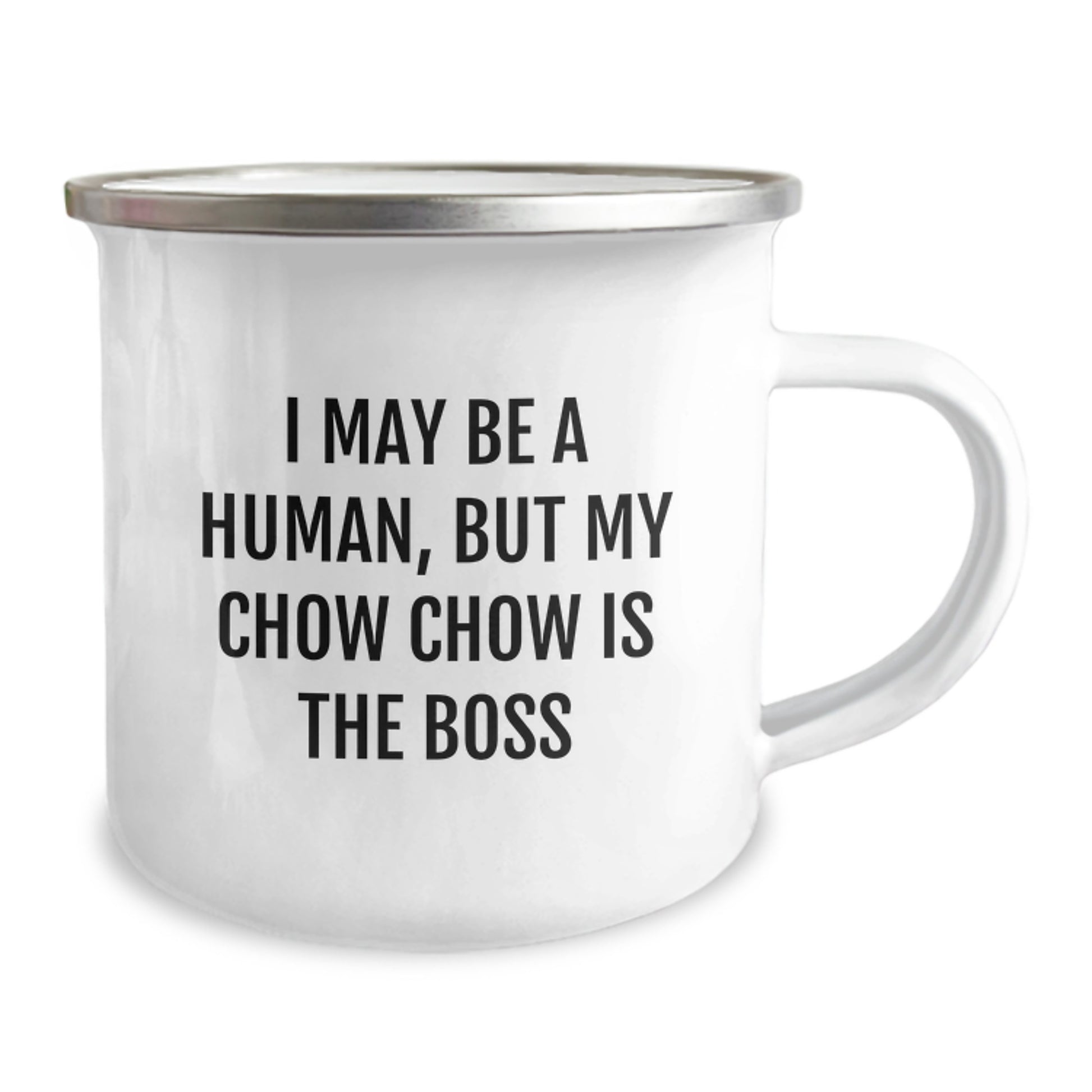 Chow Chow Dog Lovers Camping Mug, Funny Quote Gifts from Men to Friends, Unique Birthday Unique Gift for Chow Chow Dog Owners - Image 2