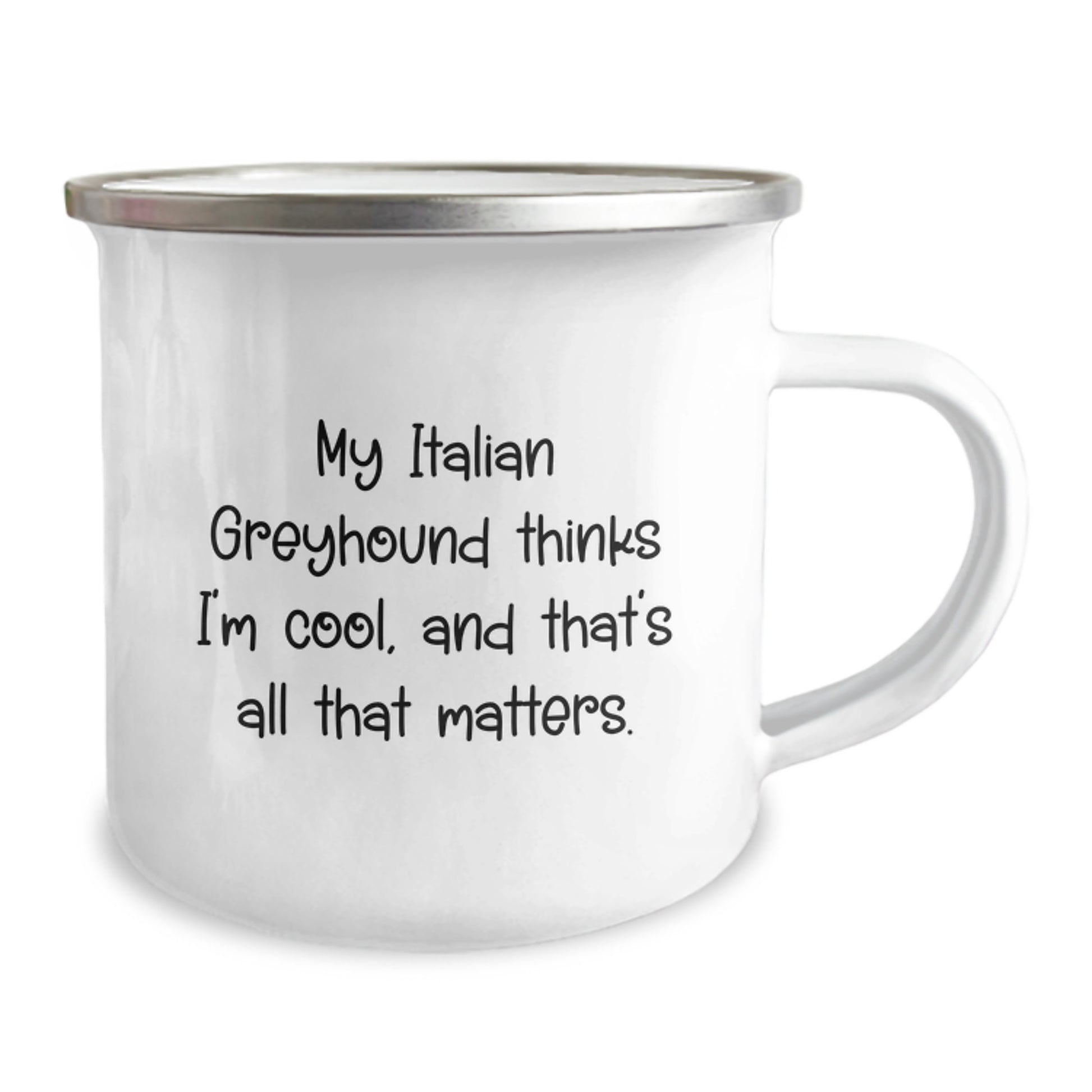 Italian Greyhound Dog Lovers Funny Camping Mug Gifts from Friends, Gifts for Italian Greyhound Dog Owners, Birthday Unique Gifts - Image 2