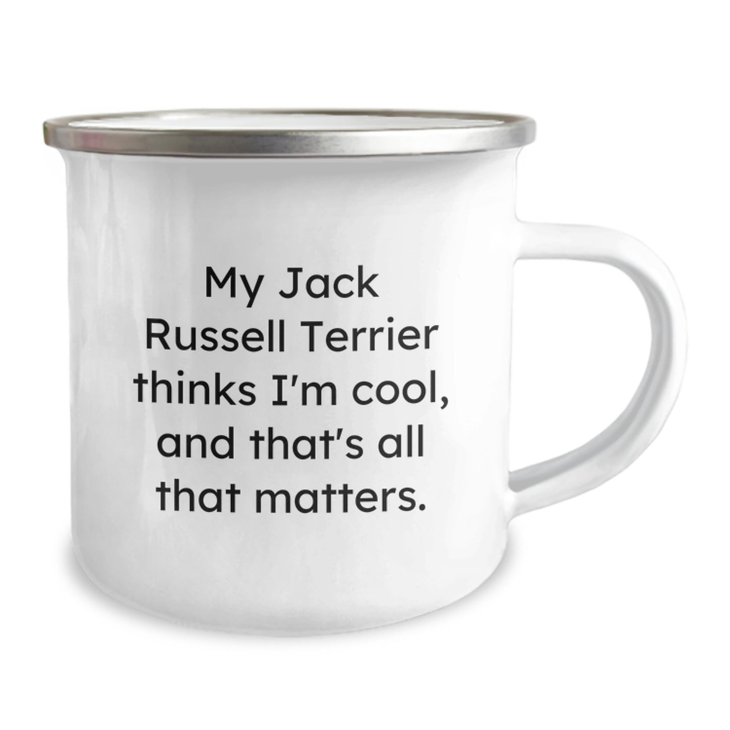 Jack Russell Terrier Dog Camping Mug Funny Gift for Friends from Family, Birthday Unique Gifts for Him Her - Image 2