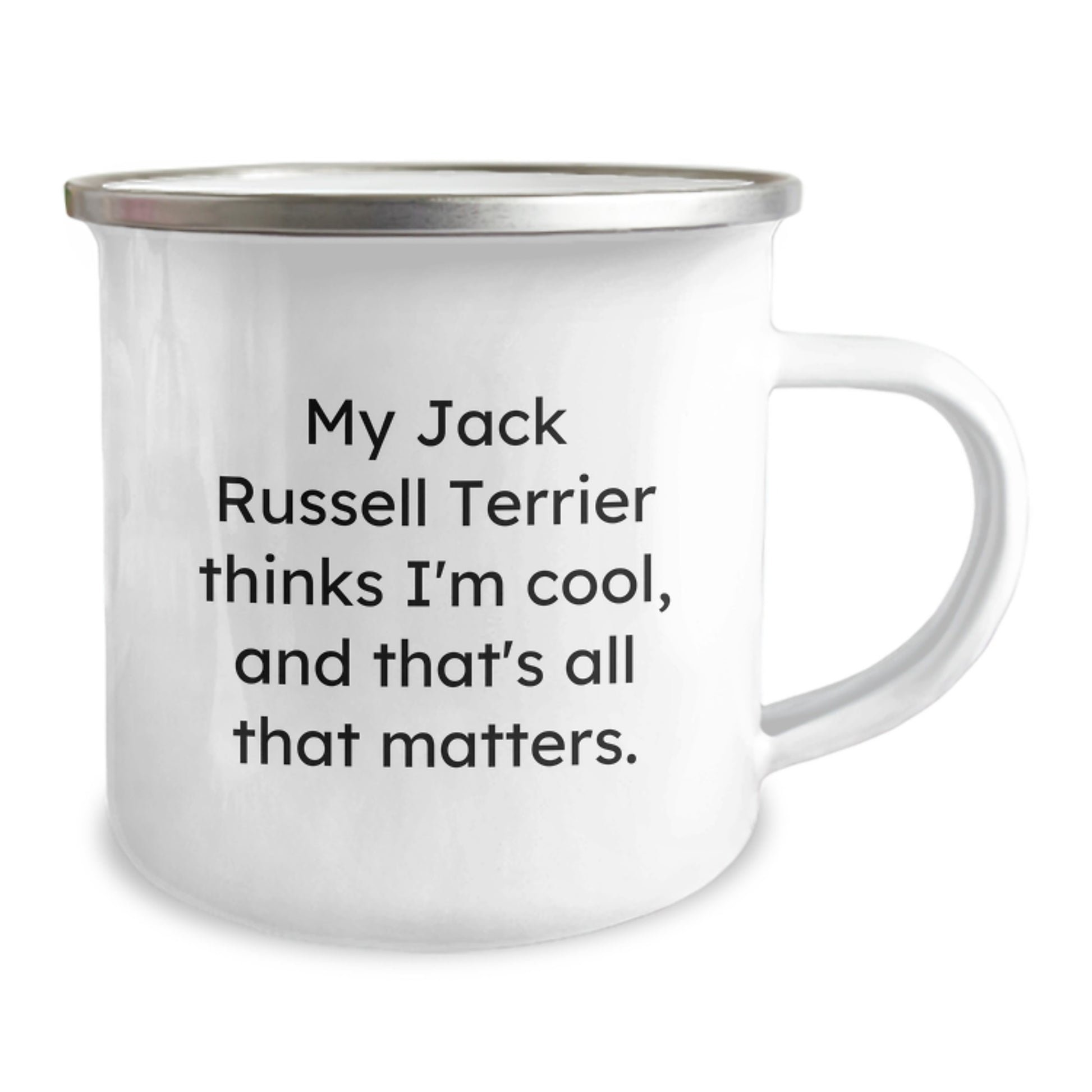 Jack Russell Terrier Dog Camping Mug Funny Gift for Friends from Family, Birthday Unique Gifts for Him Her - Image 2