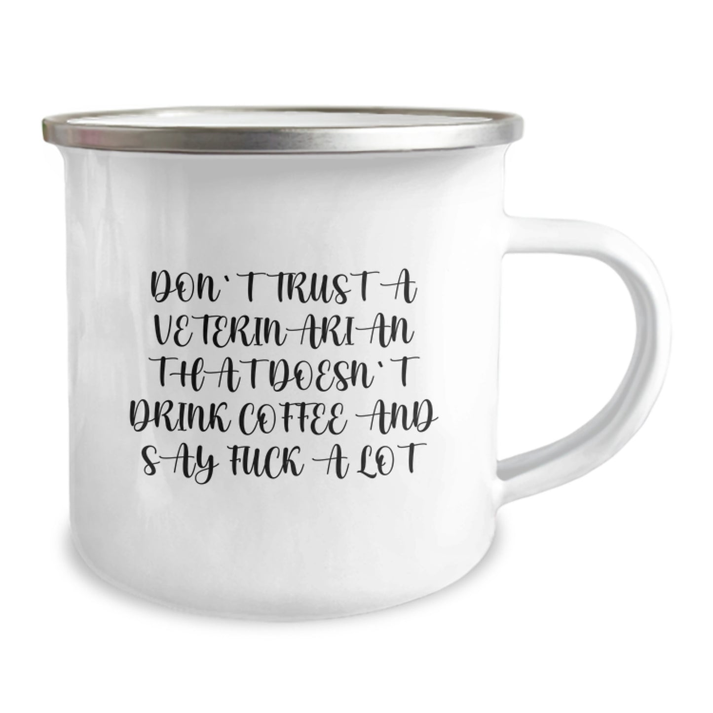 Funny Veterinarian Gifts for Men from Friends - Don't Trust a Veterinarian That Doesn't Drink Coffee and Say F--k a Lot Christmas Unique Mugs for Veterinarian Lovers - Image 2