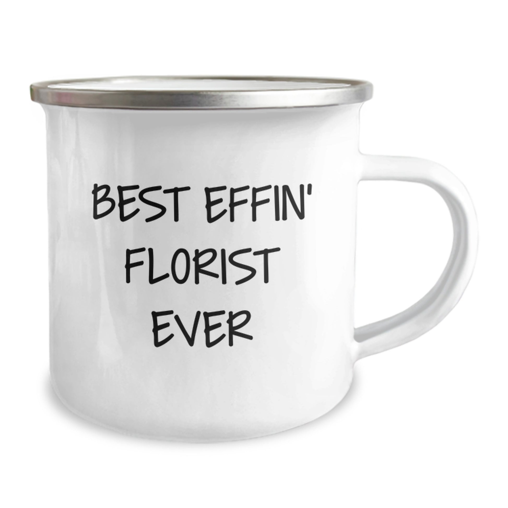 Funny Camping Mug Gifts from Florist Friends and Family for Florist Enthusiasts, Best Effin' Florist Ever, Christmas Unique - Image 2