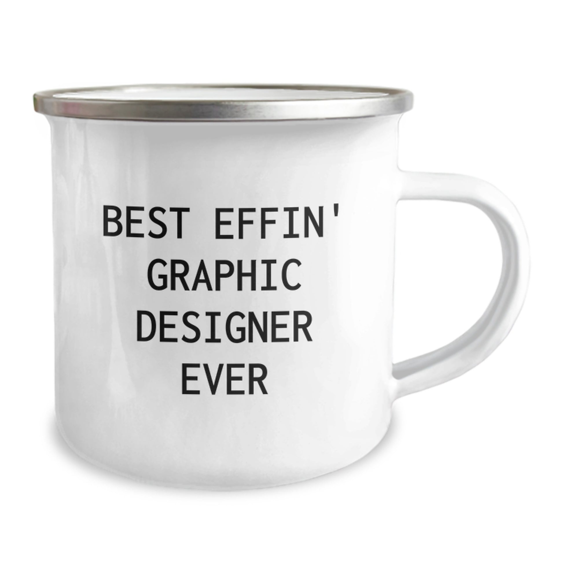 Funny Gifts for Graphic Designers, Best Effin Graphic Designer Ever Quote, Christmas Unique Camping Mugs for Men, Women, Friends, Coworkers, Family - Image 2