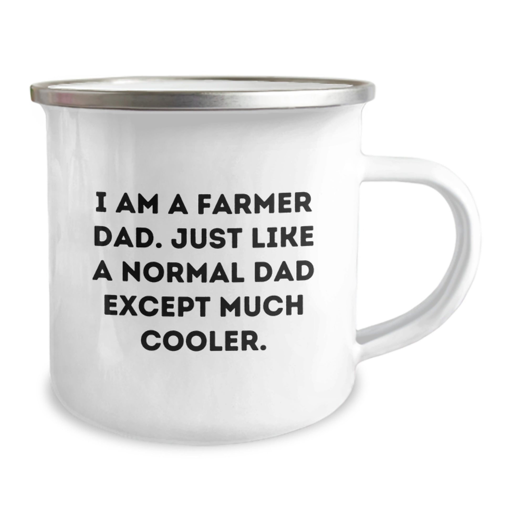Funny Farmer Gifts for Men, Christmas Unique Presents from Dad, Funny Camping Mug for Farmer Dad - Image 2