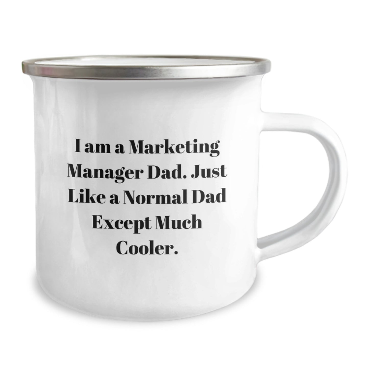 Marketing Manager Dad Funny Camping Mug Gifts for Him Unique Christmas Memorable Presents - Image 2