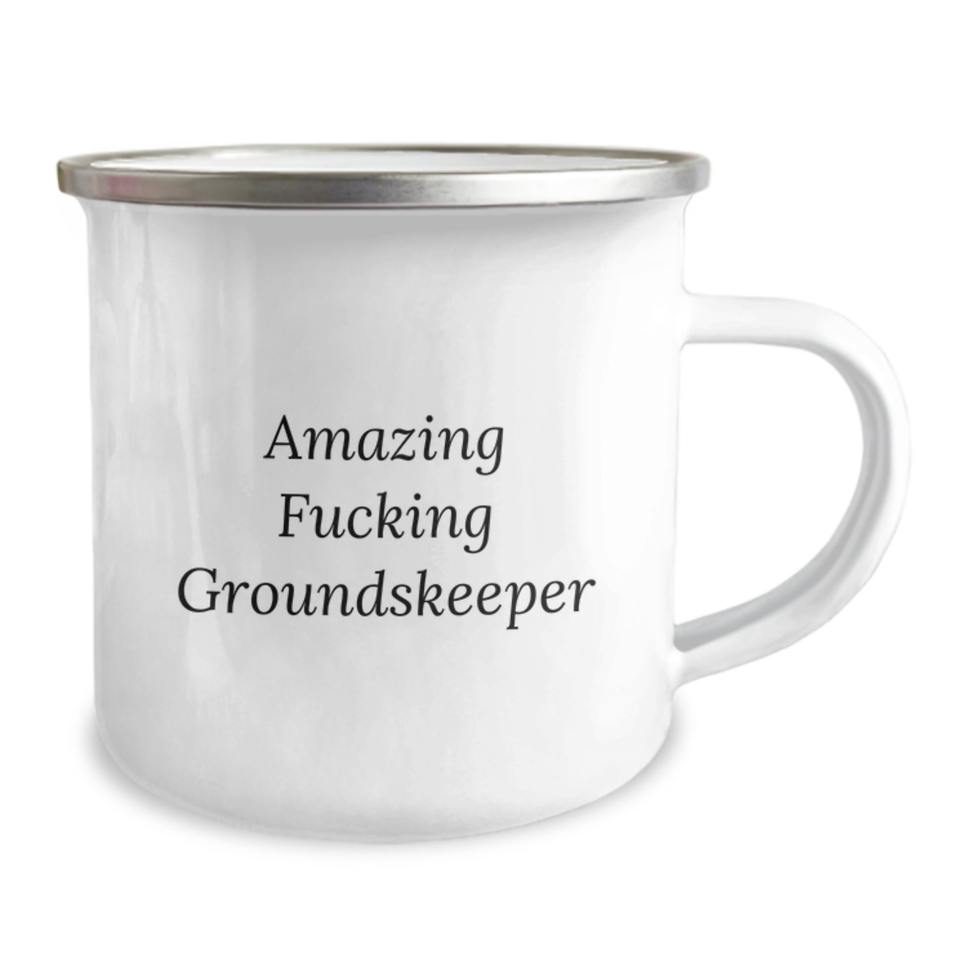 Funny groundskeeper Gifts for Men, Christmas Unique groundskeeper Mug, Camping Mug with 'Amazing F--king groundskeeper' Quote, Gifts from Men to groundskeeper Friends - Image 2
