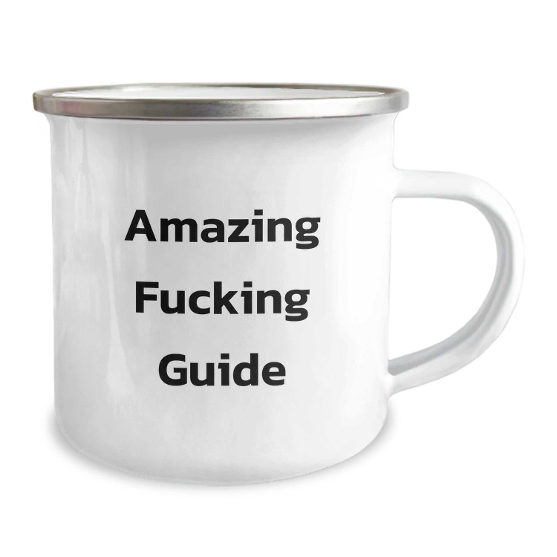 Funny Guide Gifts for Guide Lovers - 'Amazing F--king Guide' Christmas Unique Gifts from Friends to Guide Enthusiasts - Fun Camping Mug - Image 2