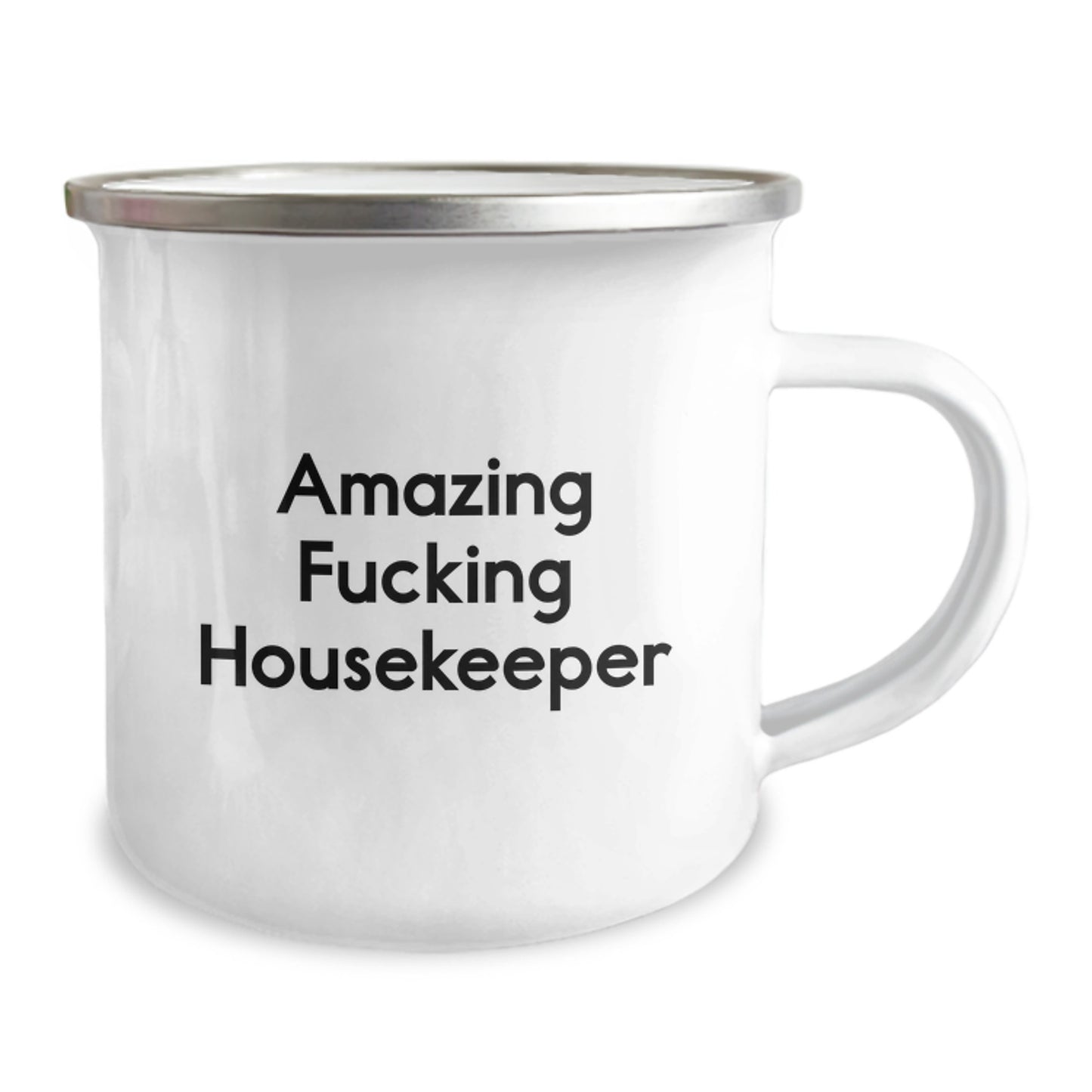 Funny Housekeeper Gifts, Unique Camping Mug for Housekeeper, Amazing F--king Housekeeper Christmas Unique Gifts for Housekeeper - Image 2