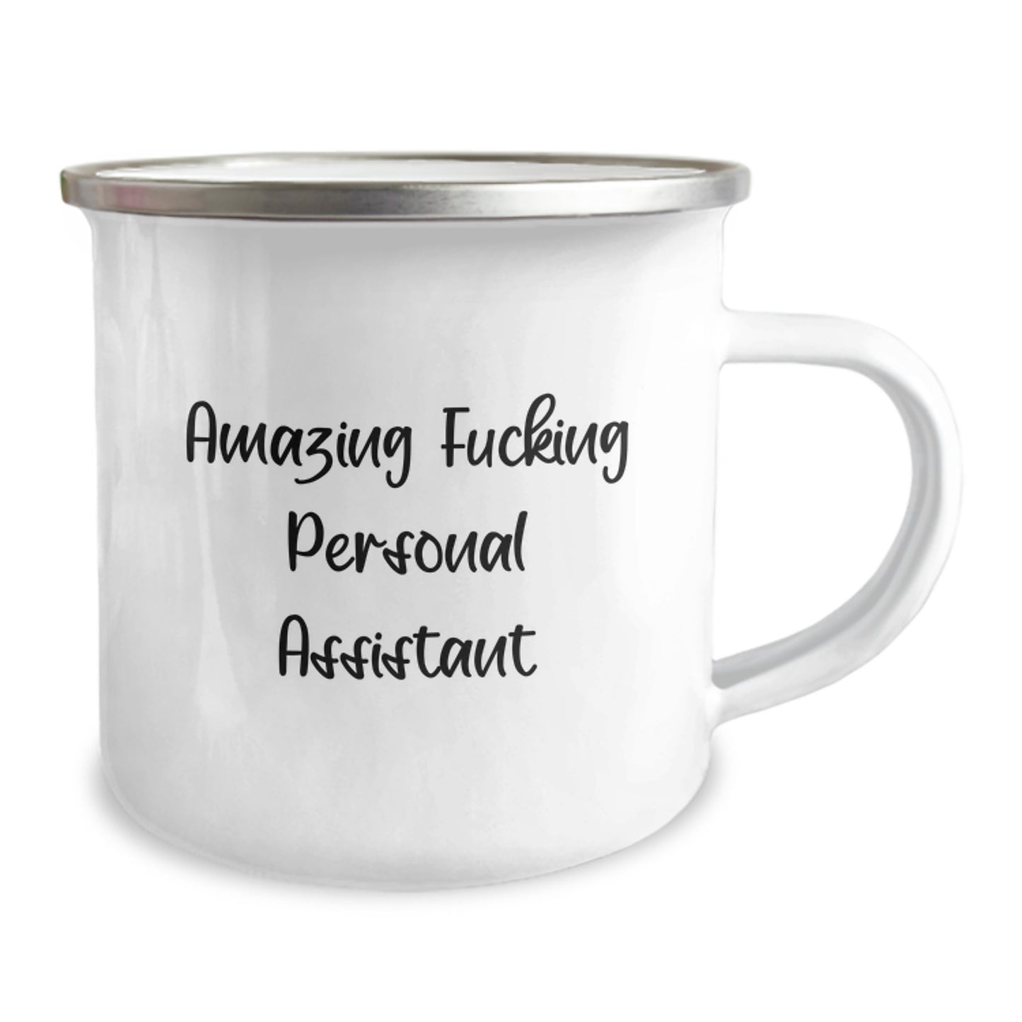 Funny Gift for Personal Assistant Friends, Camping Mug with Amazing F--king Personal Assistant Quote, Christmas Unique Gifts from Women to Men - Image 2