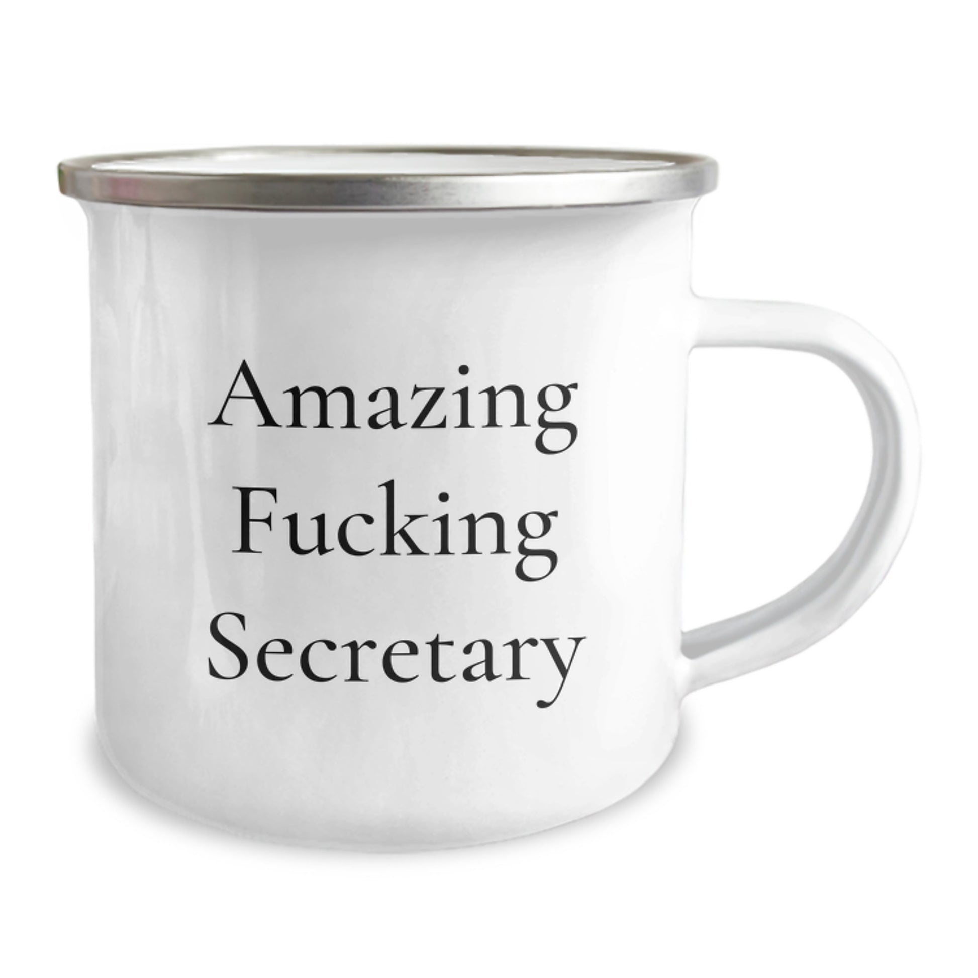 Funny Gifts from Friends to Secretary - Amazing F--king Secretary Camping Mug for Christmas Unique Gifts - Image 2