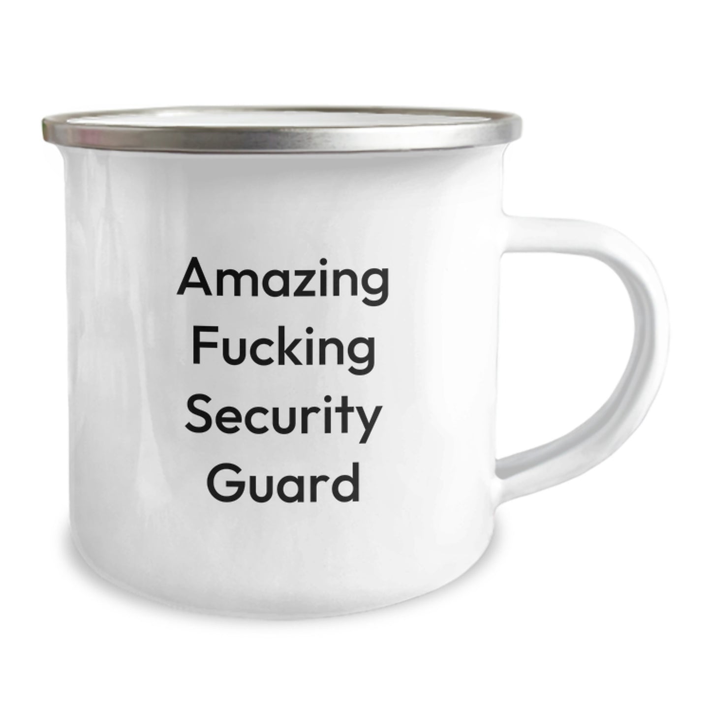 Funny Security Guard Gifts for Men from Friends - Amazing F--king Security Guard Christmas Unique Mugs for Camping - Image 2