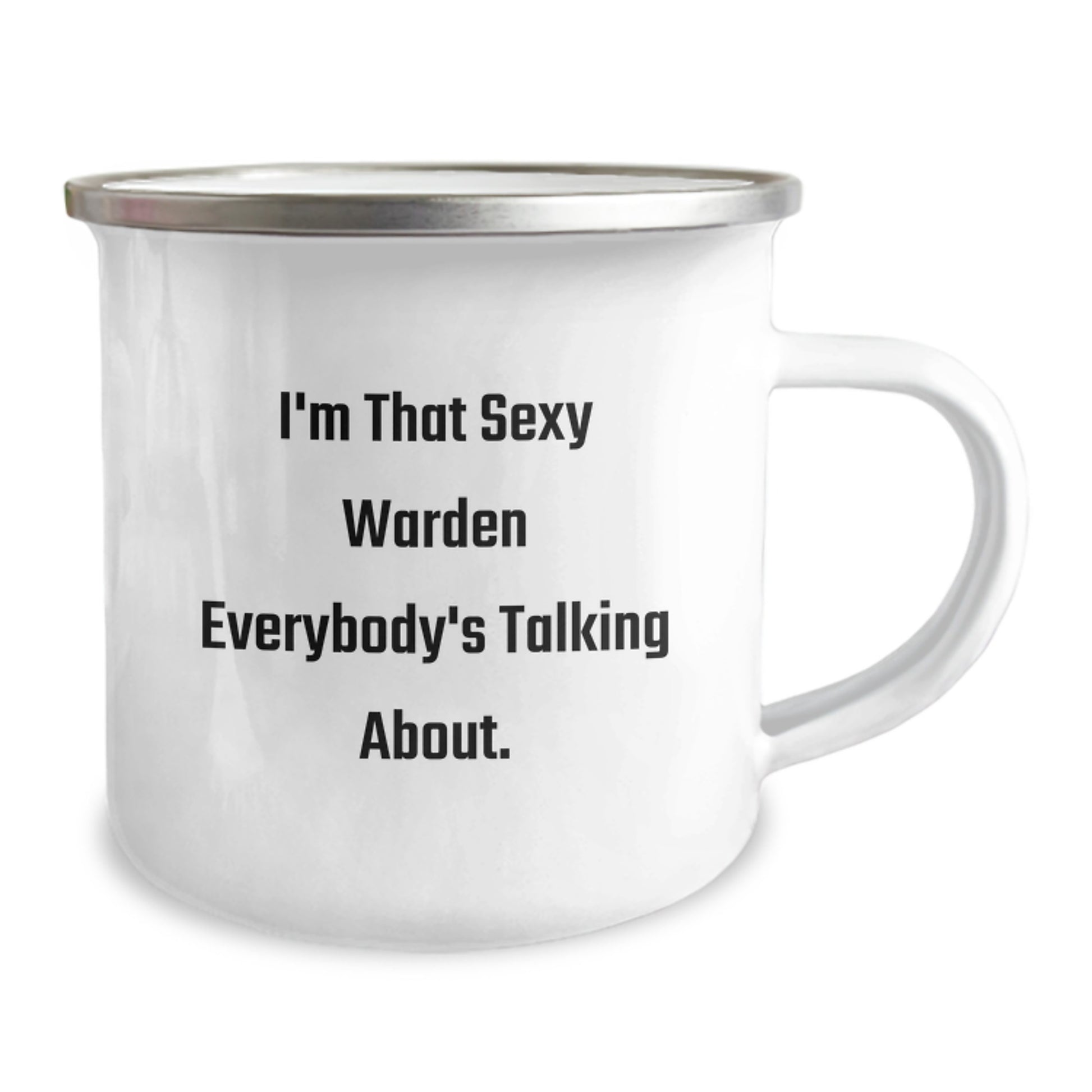 Funny Warden Gifts for Men Christmas Unique Mugs - I'm That Sexy Warden Everybody's Talking About. - Image 2