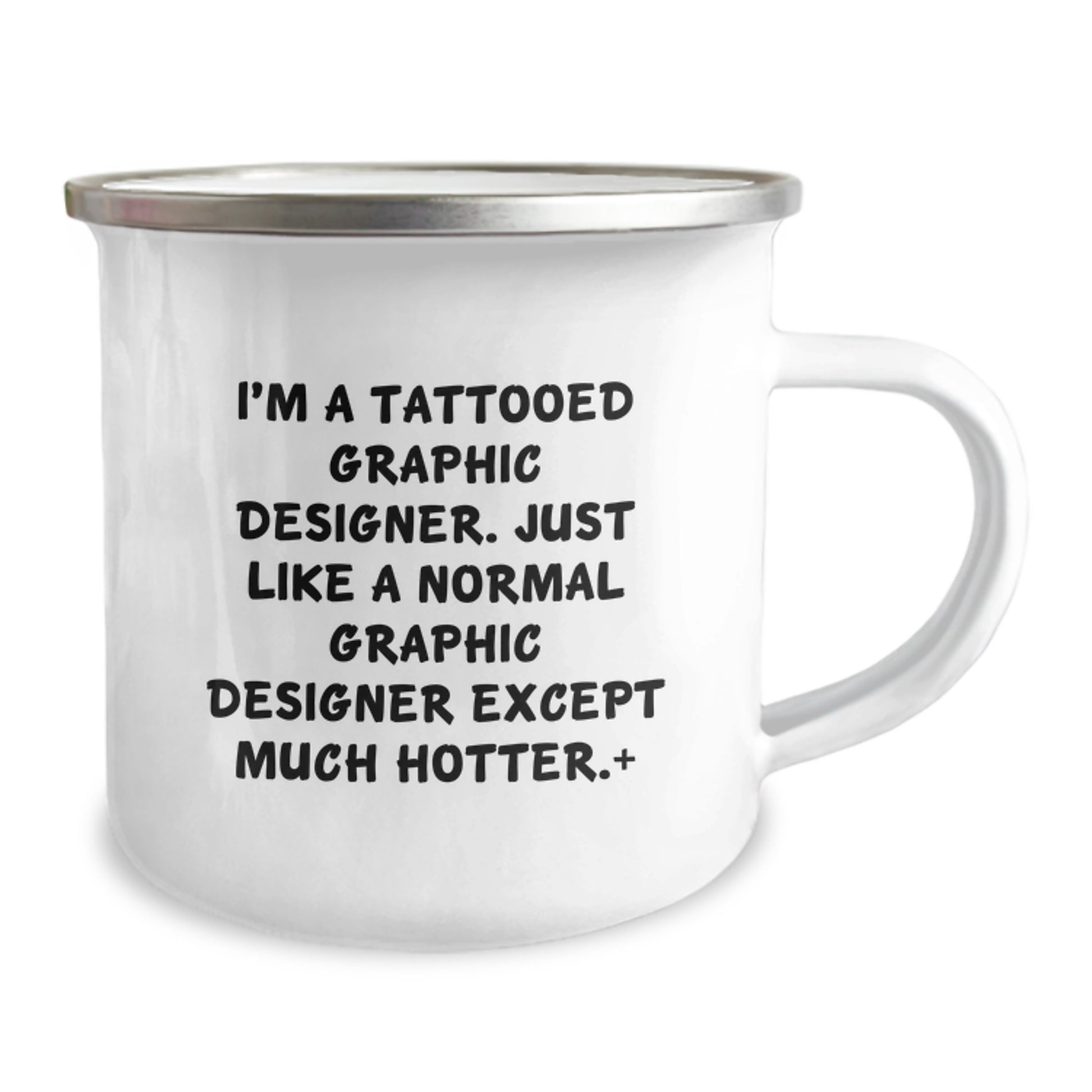 Funny Graphic Designer Gifts for Him, Graphic Designer Christmas Unique Mugs for Coworkers, 'I'm A Tattooed Graphic Designer' - Image 2