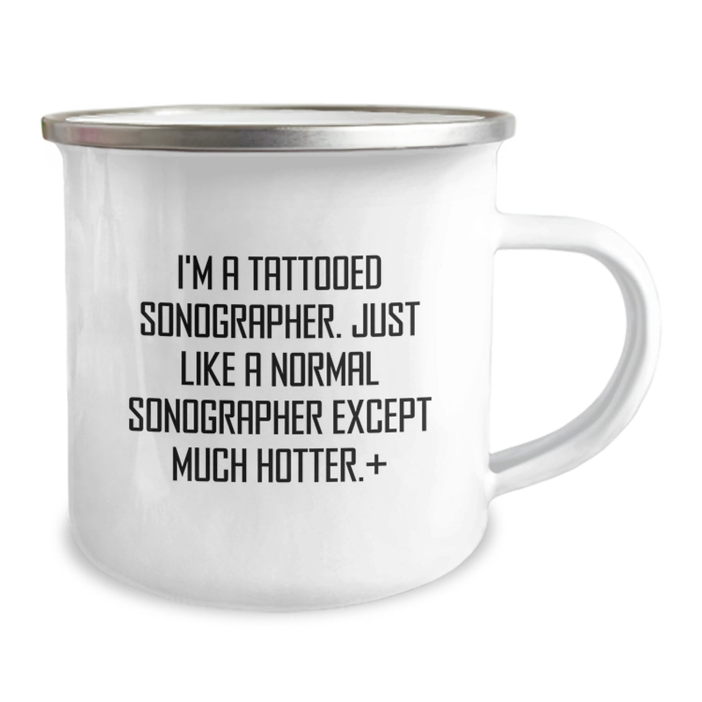 Funny Sonographer Gifts for Men - I'm A Tattooed Sonographer Gifts from Friends - Christmas Unique Coffee Mugs for Camping Enthusiasts - Image 2