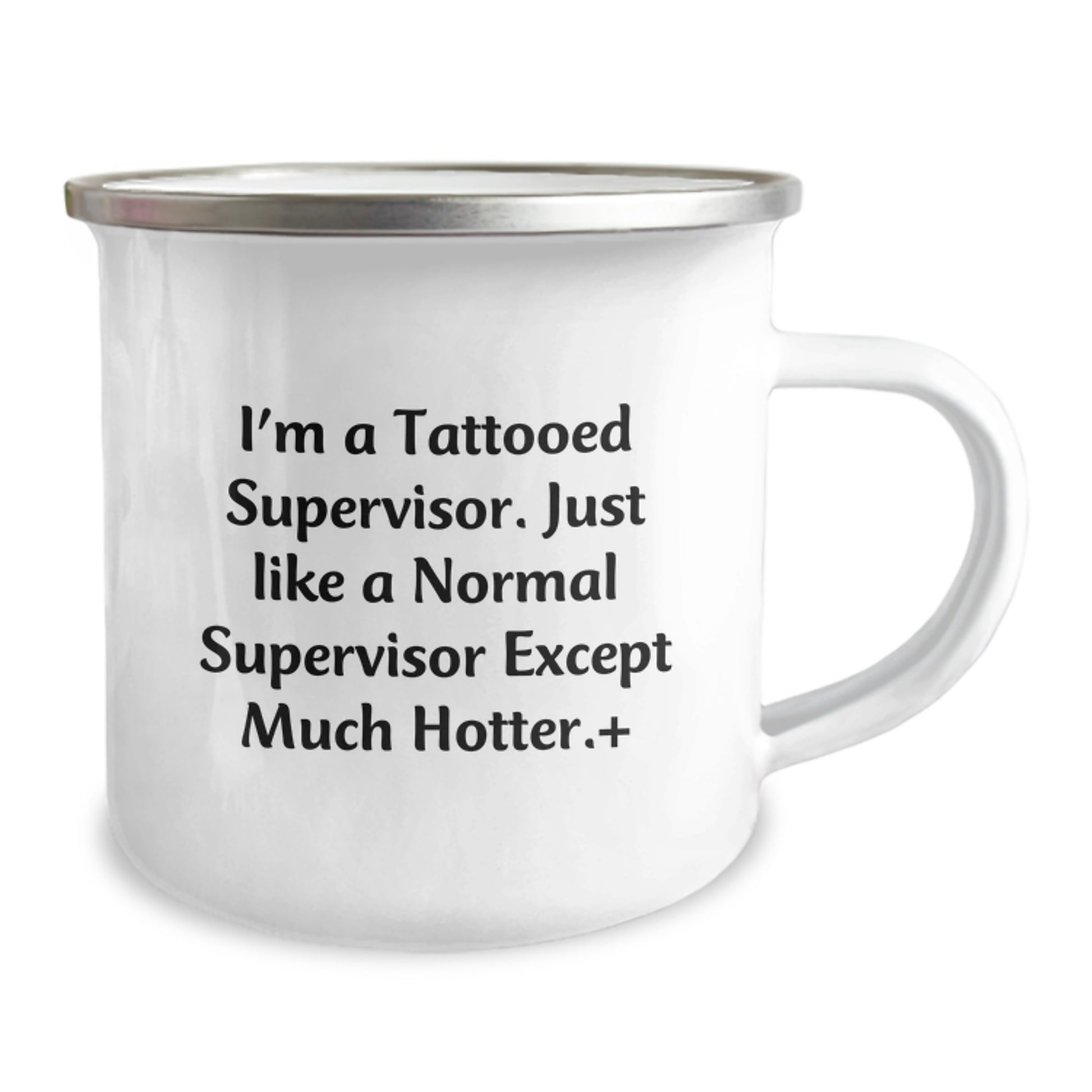 Funny Supervisor Quotes Gifts from Men to Men - Christmas Unique Gifts for Supervisor Camping Mug, I'm a Tattooed Supervisor - Funny Supervisor Mug, Perfect for Supervisor Birthday or Christmas - Image 2